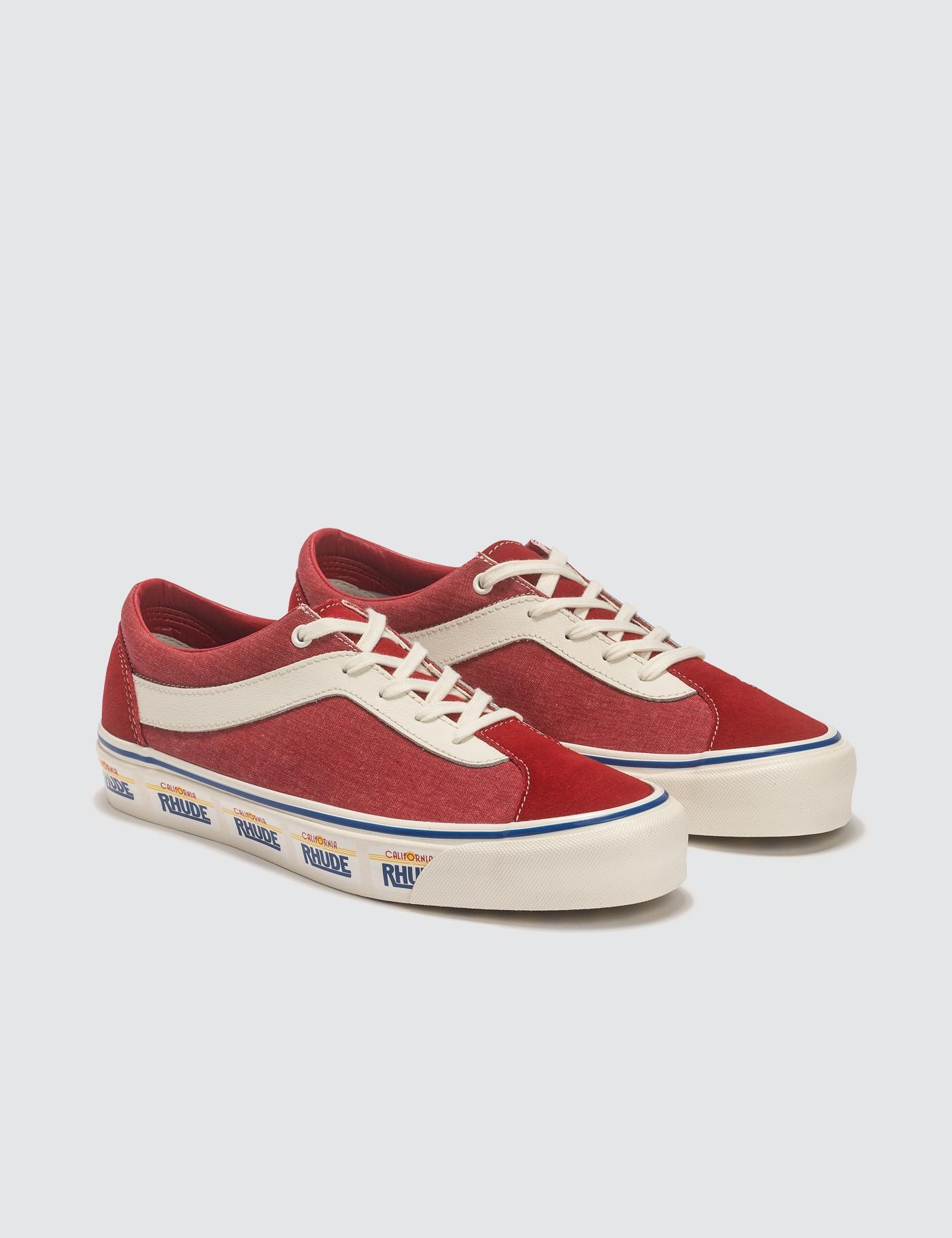 rhude red vans