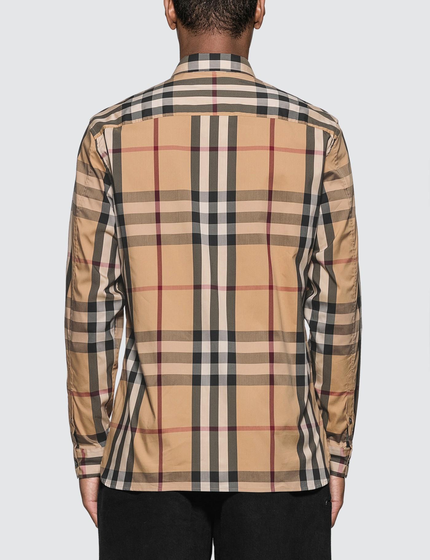 Burberry Vintage Check Shirt in Beige (Natural) for Men - Lyst