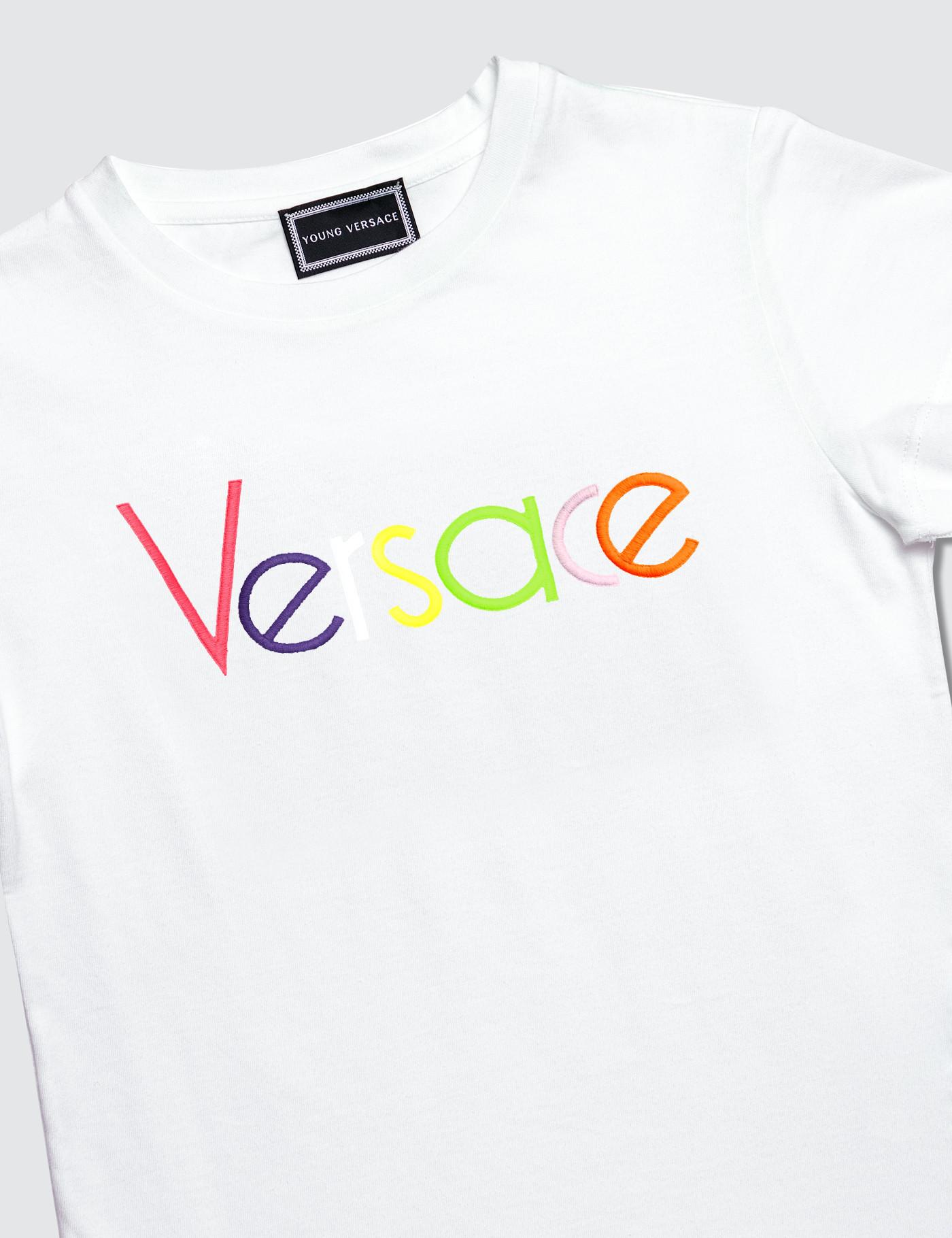 versace multicolor t shirt