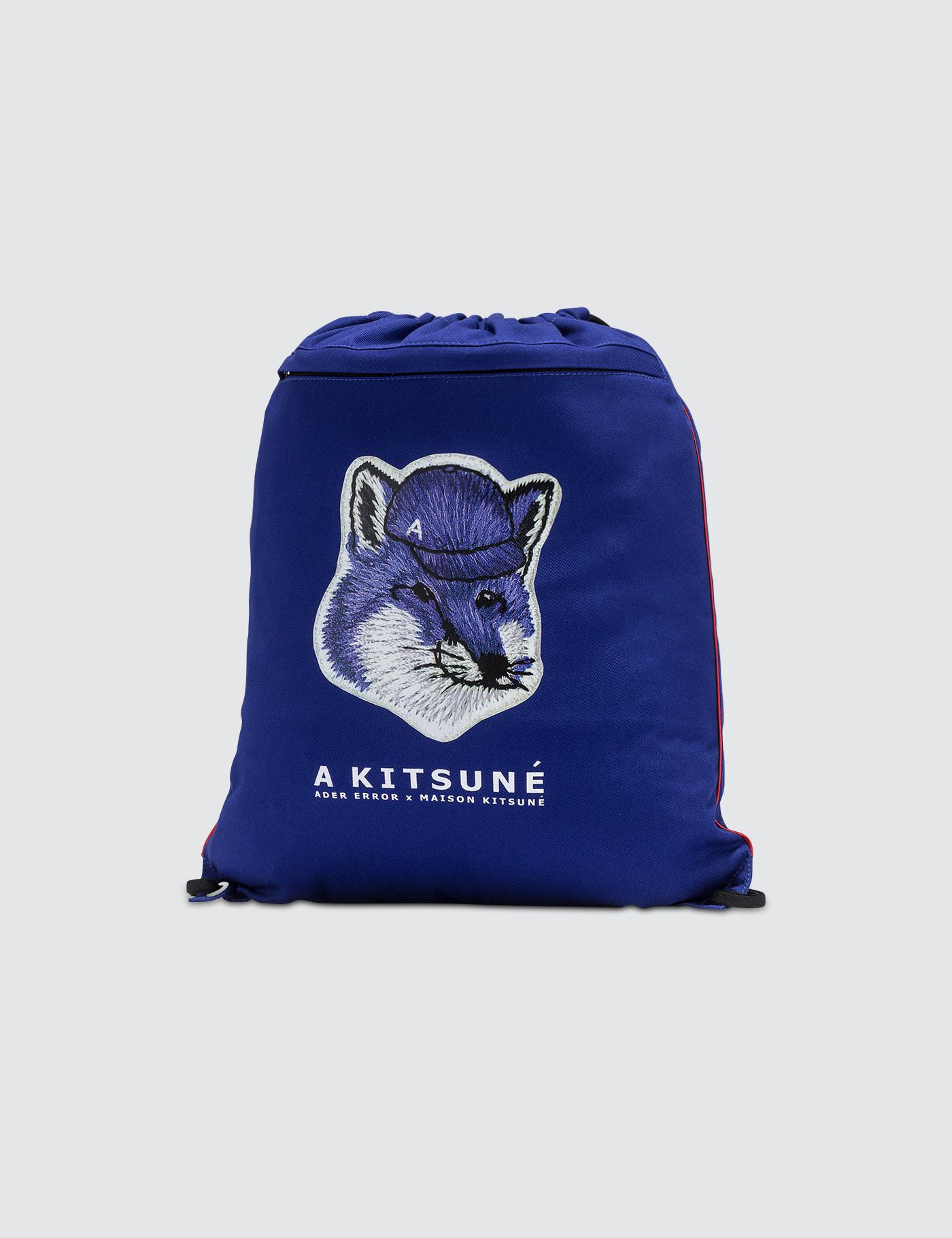 Maison Kitsuné Ader Error X Maison Kitsuné Tote Backpack in Blue for ...
