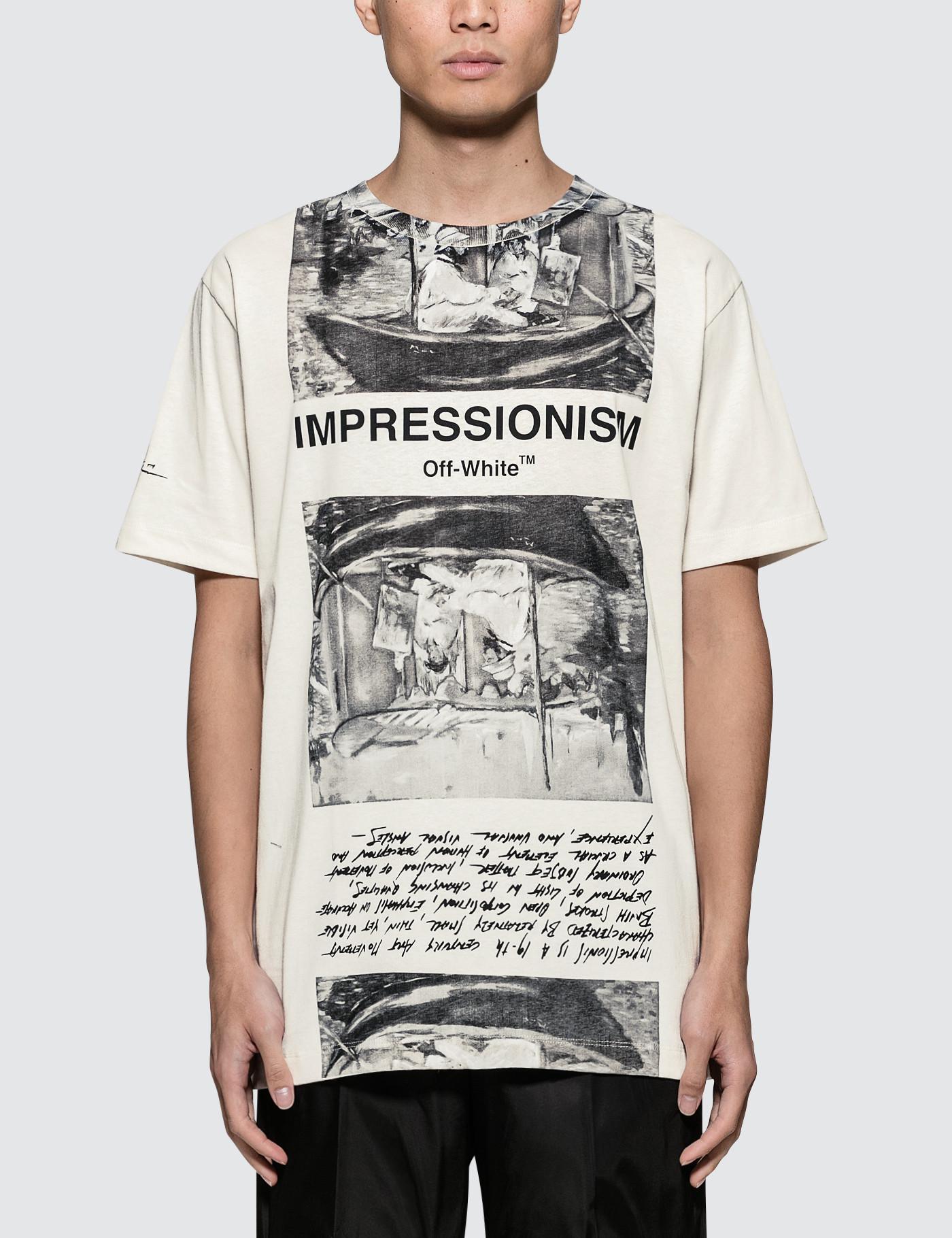 Off white newspaper t shirt Clearance