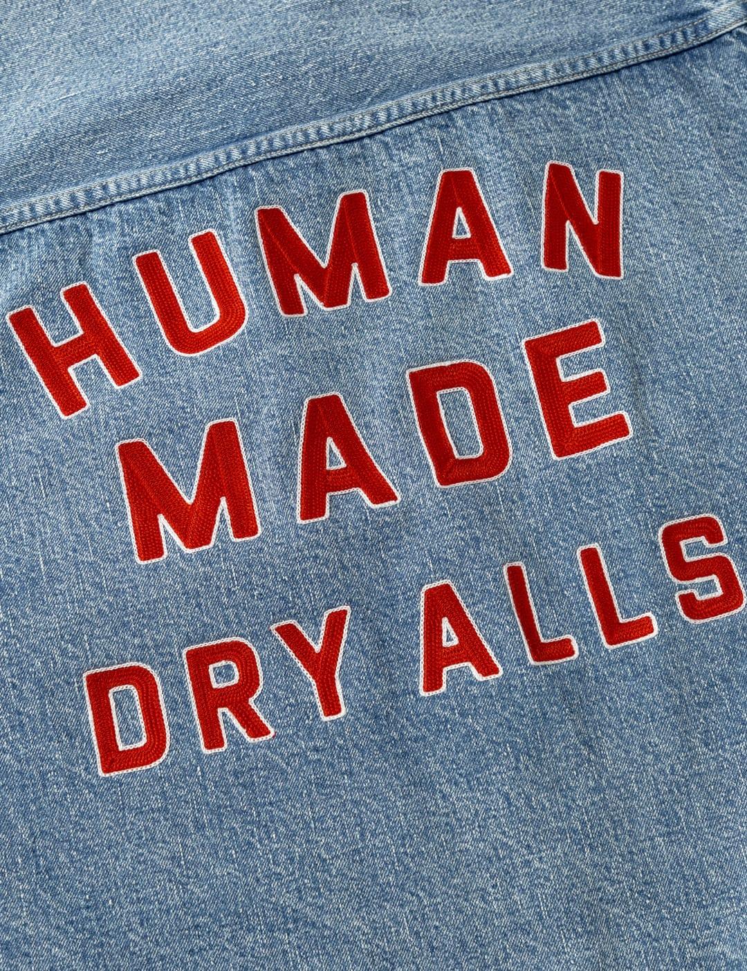 Human Made Denim Work Jacket in Blue for Men | Lyst