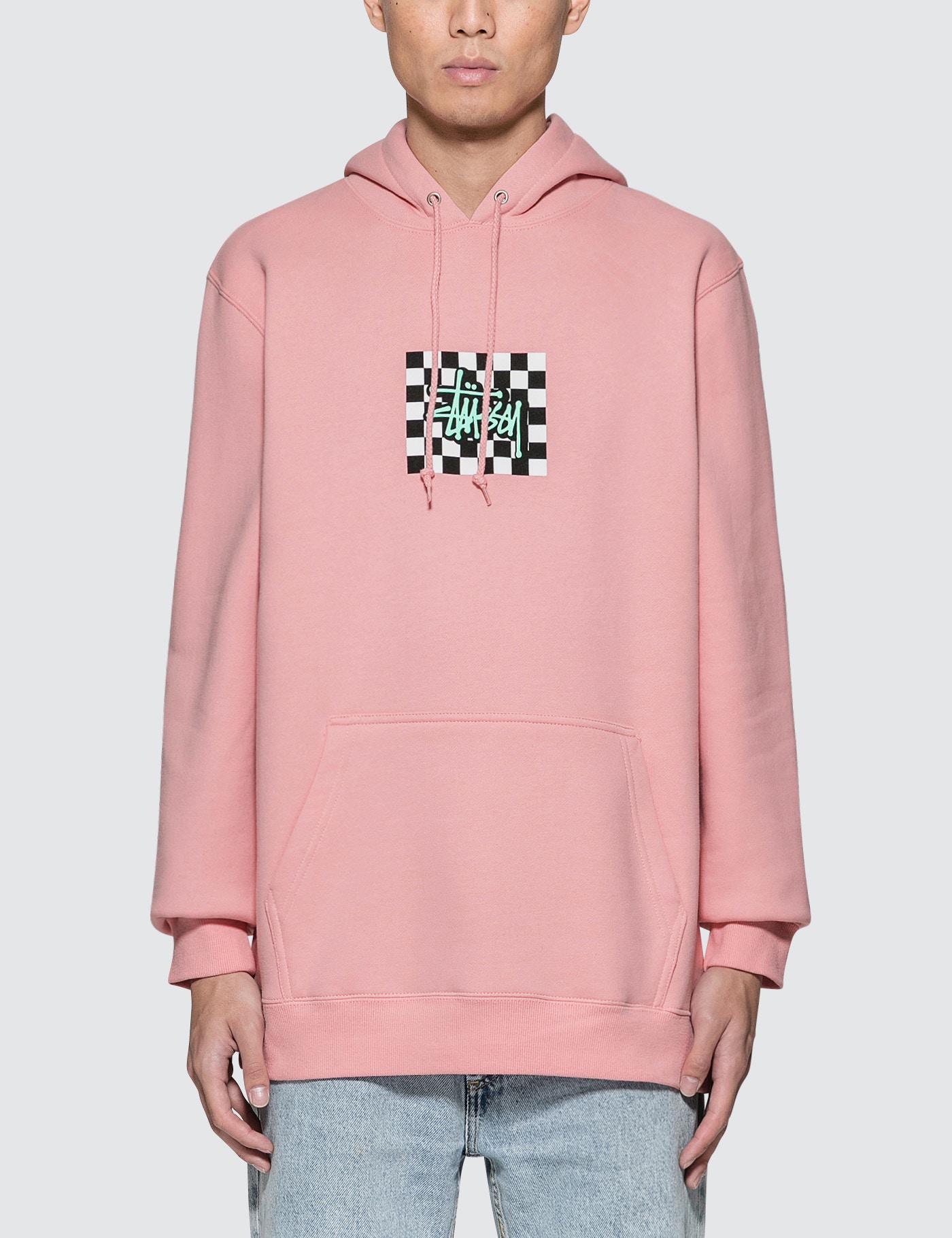 chequered hoodie