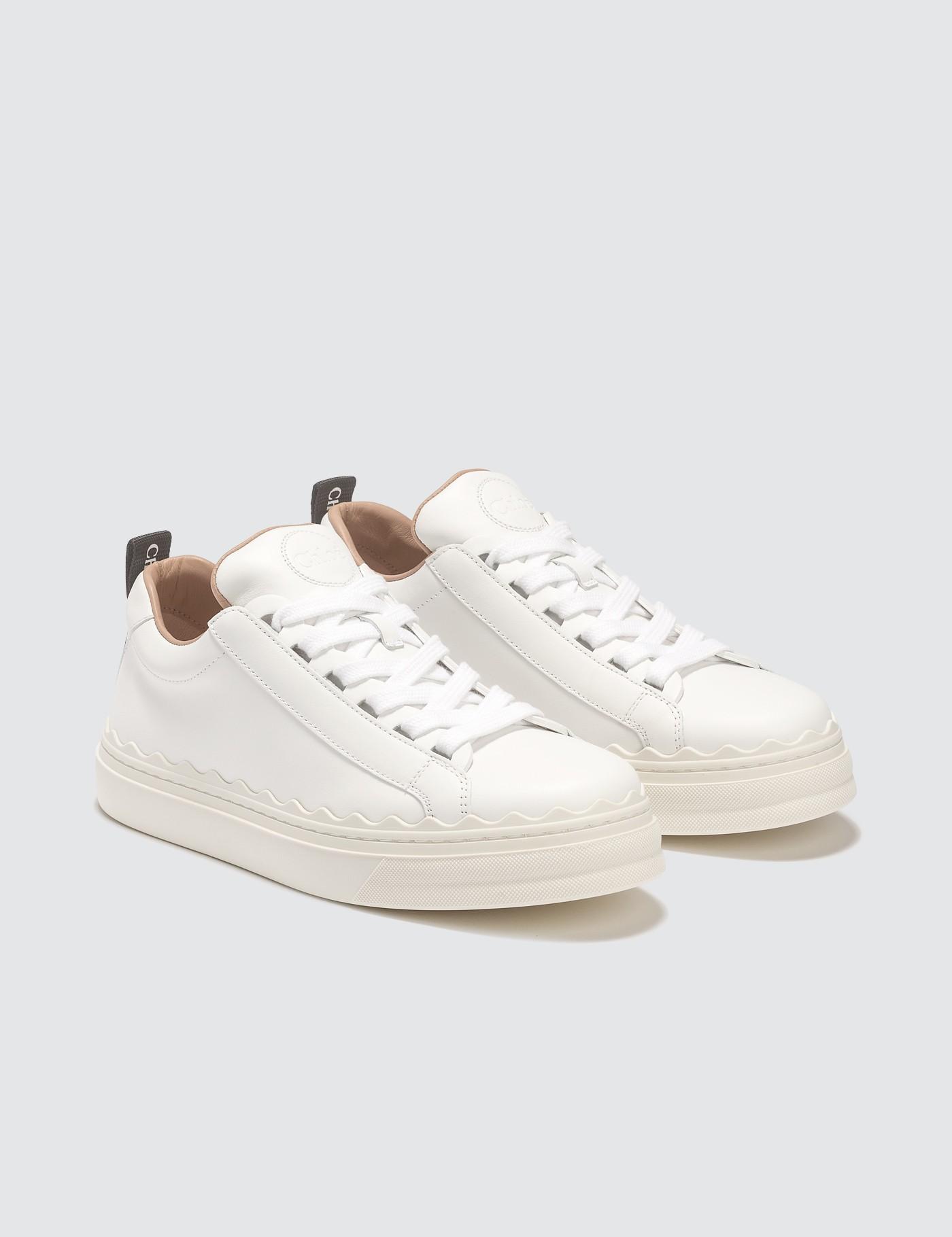 chloe white trainers