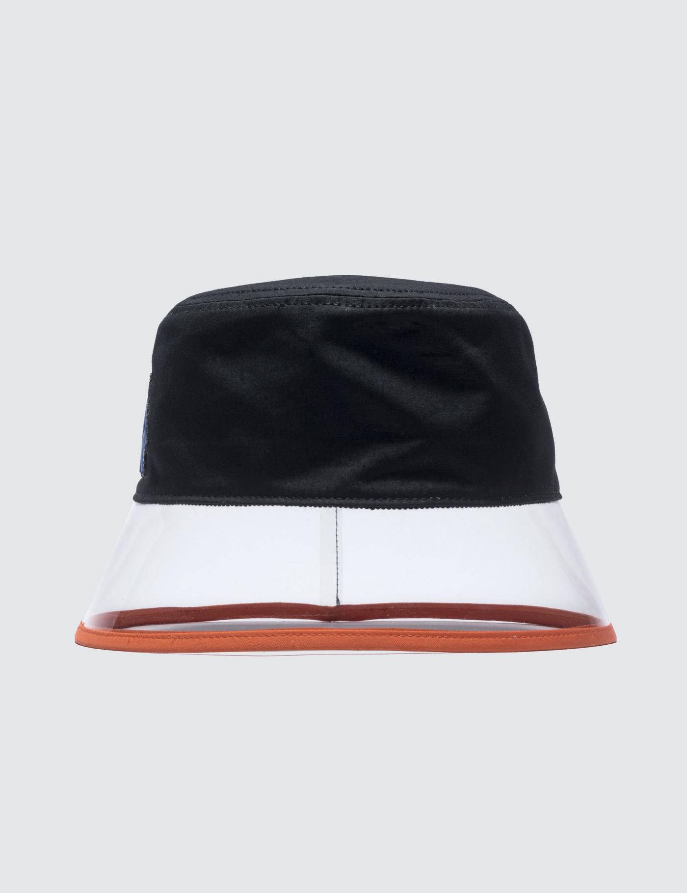 prada pvc hat