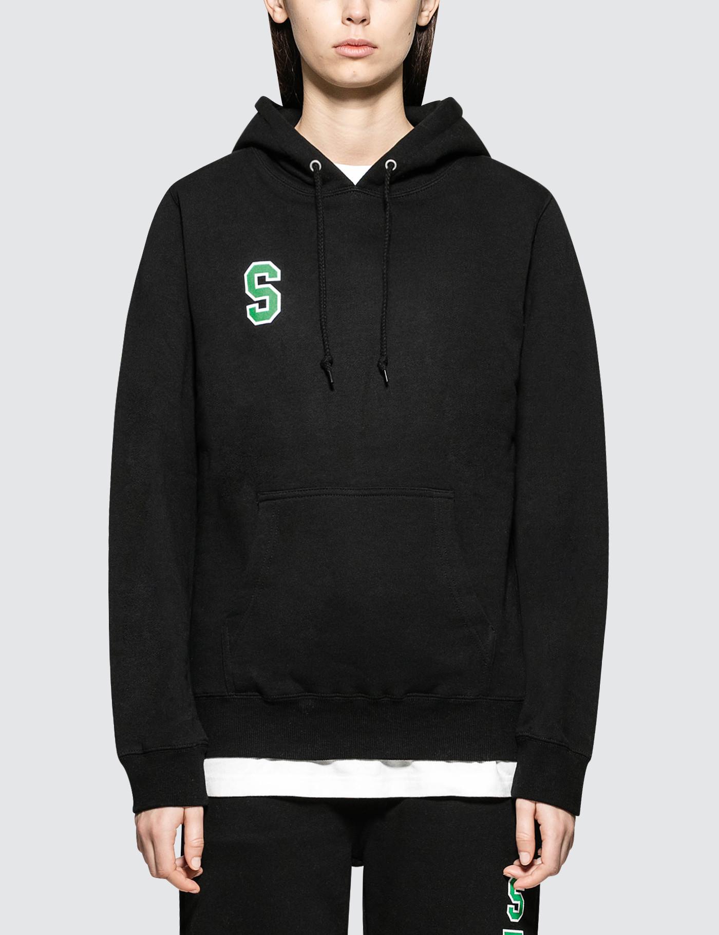 stussy college arch hoodie