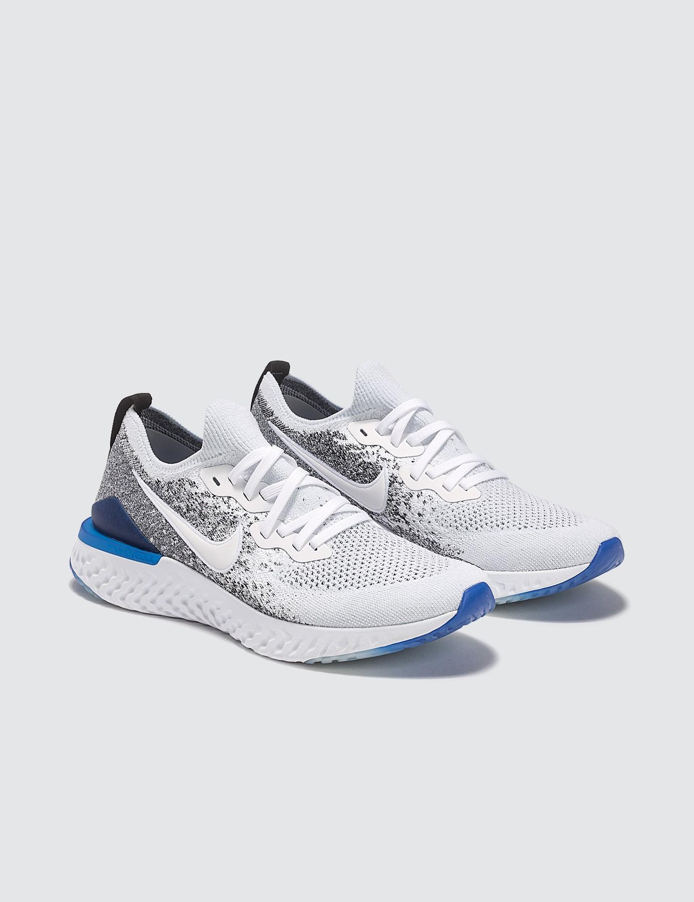 nike epic react flyknit 2 white mens