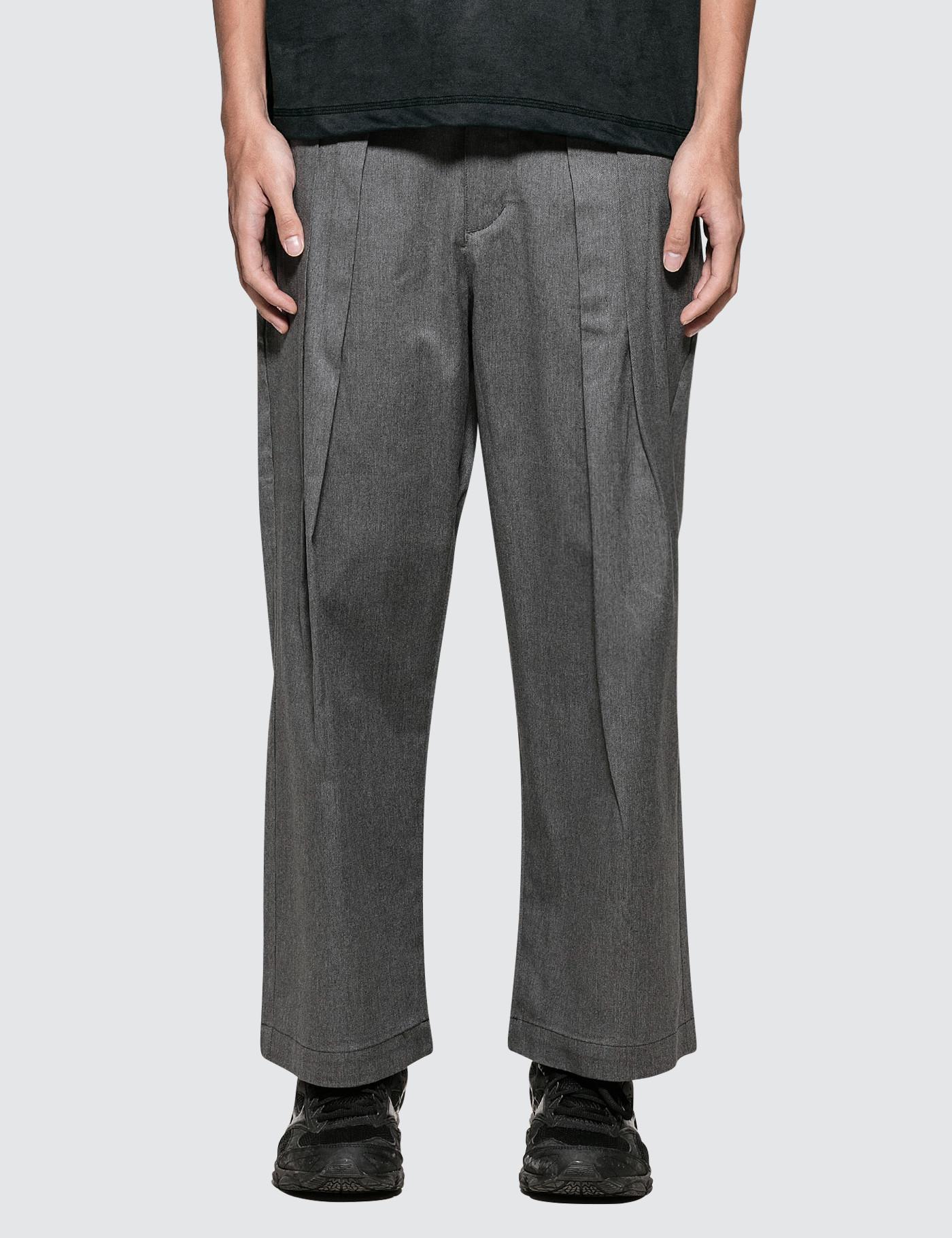 Sasquatchfabrix Cotton High Waist Work Pants in Grey (Gray) for Men - Lyst