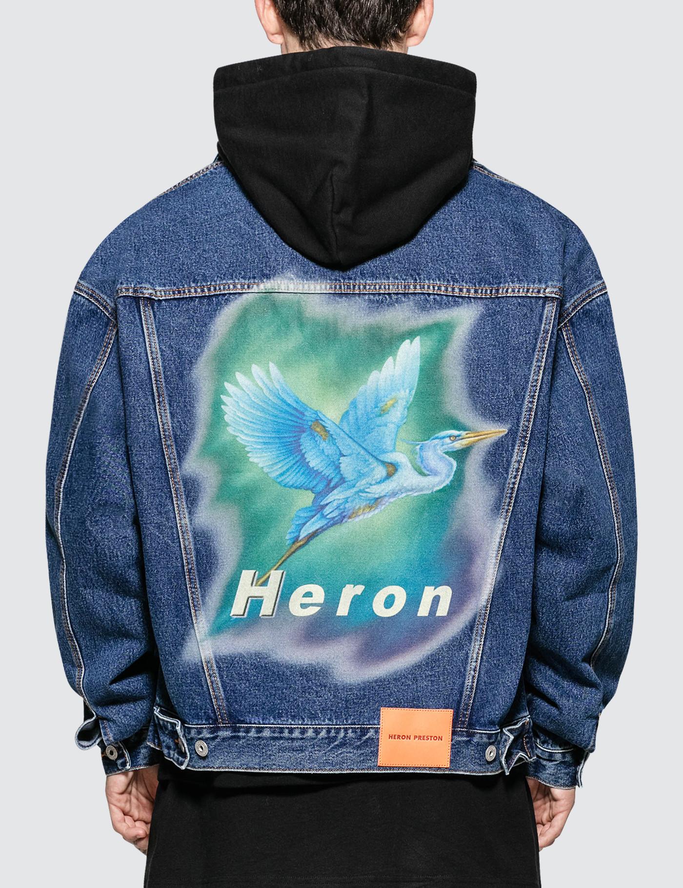 heron preston denim jacket