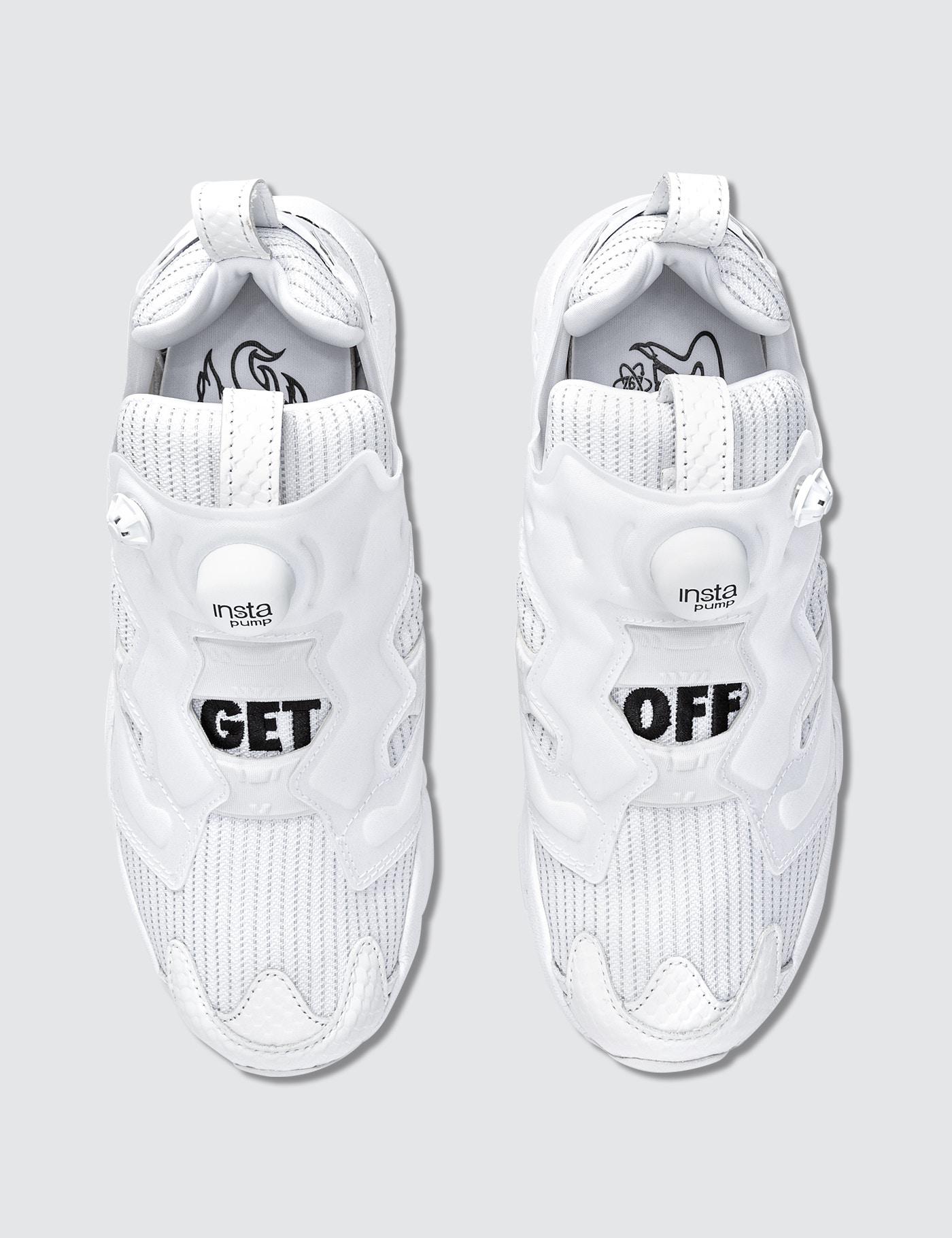 reebok instapump get off