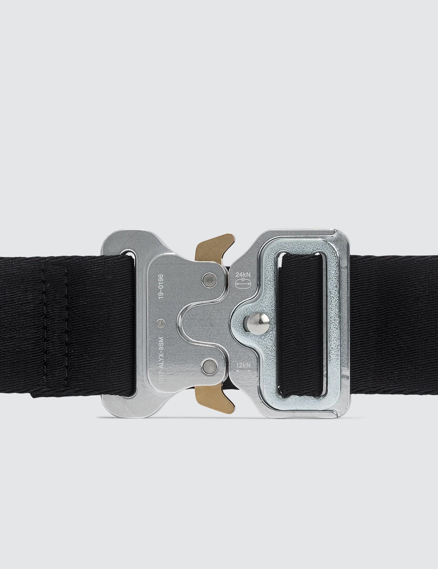 1017 ALYX 9SM Synthetic Classic Rollercoaster Belt With Logo in Silver ...