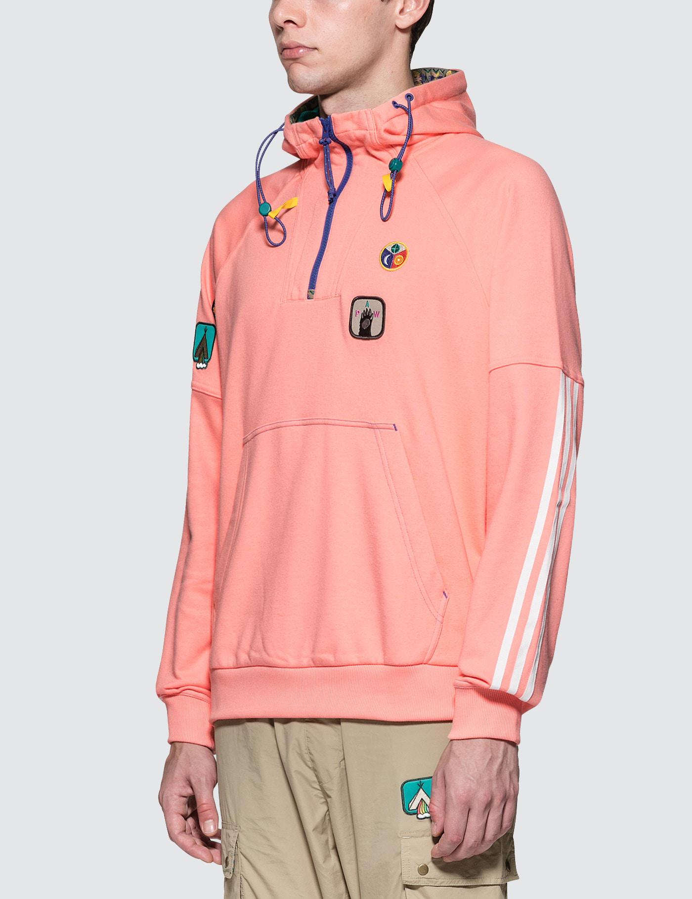 salmon pink adidas hoodie