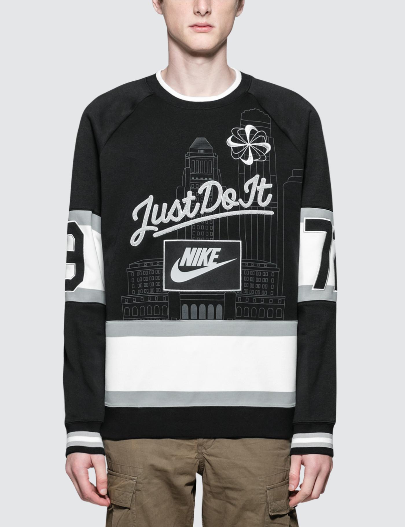 Nike Los Angeles Sweatshirt in Black for Men - Lyst