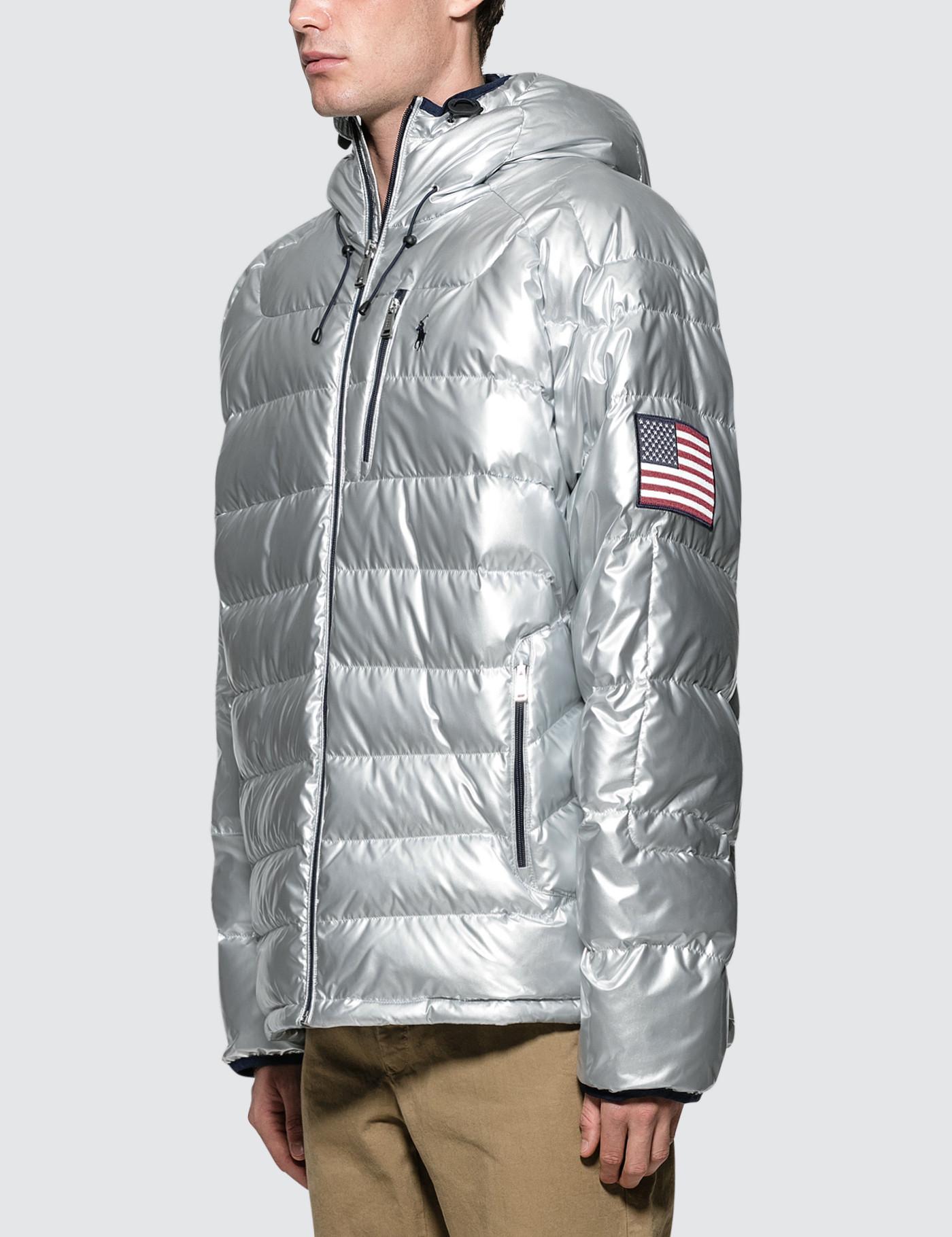 polo glacier heated down jacket