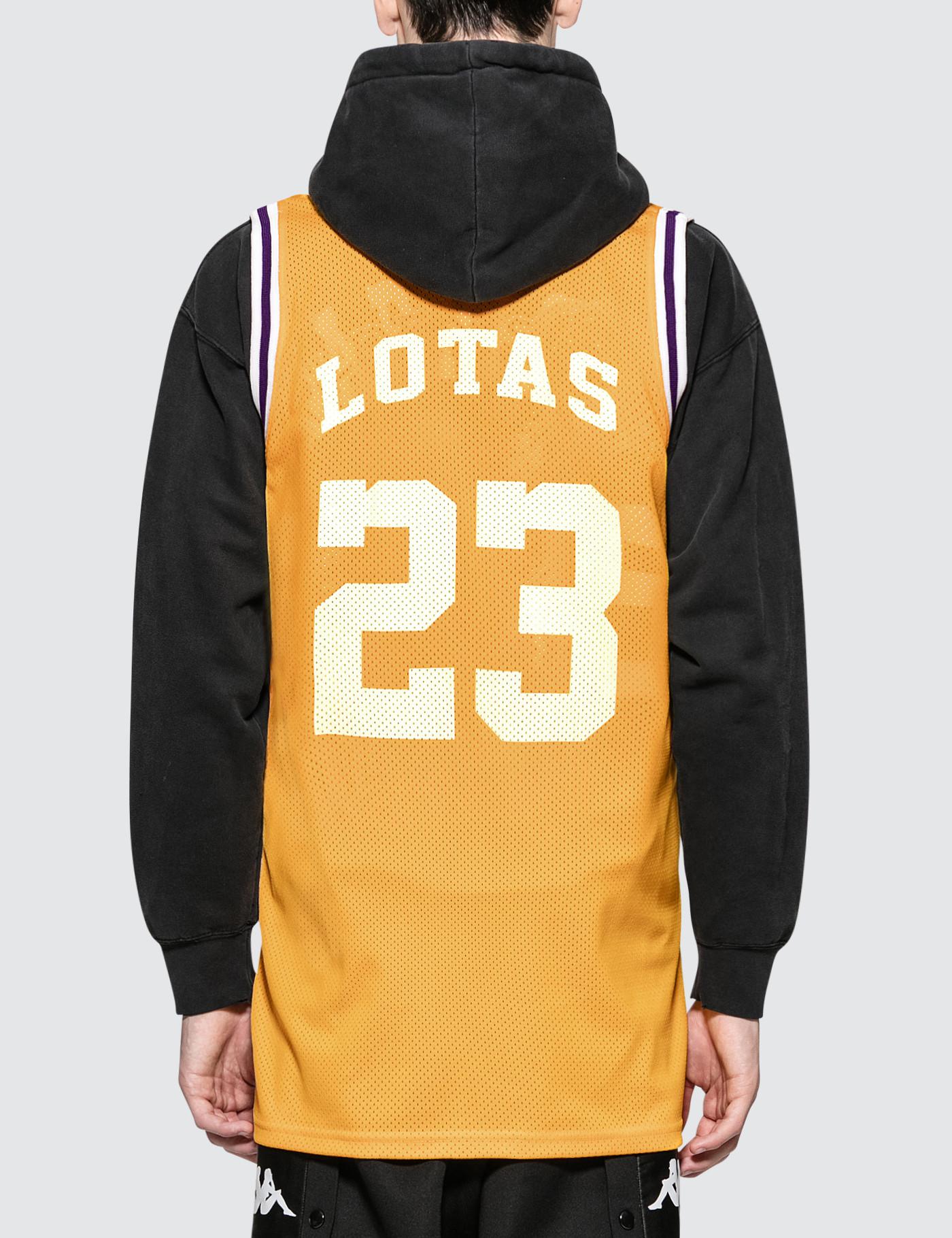 warren lotas lakers jersey