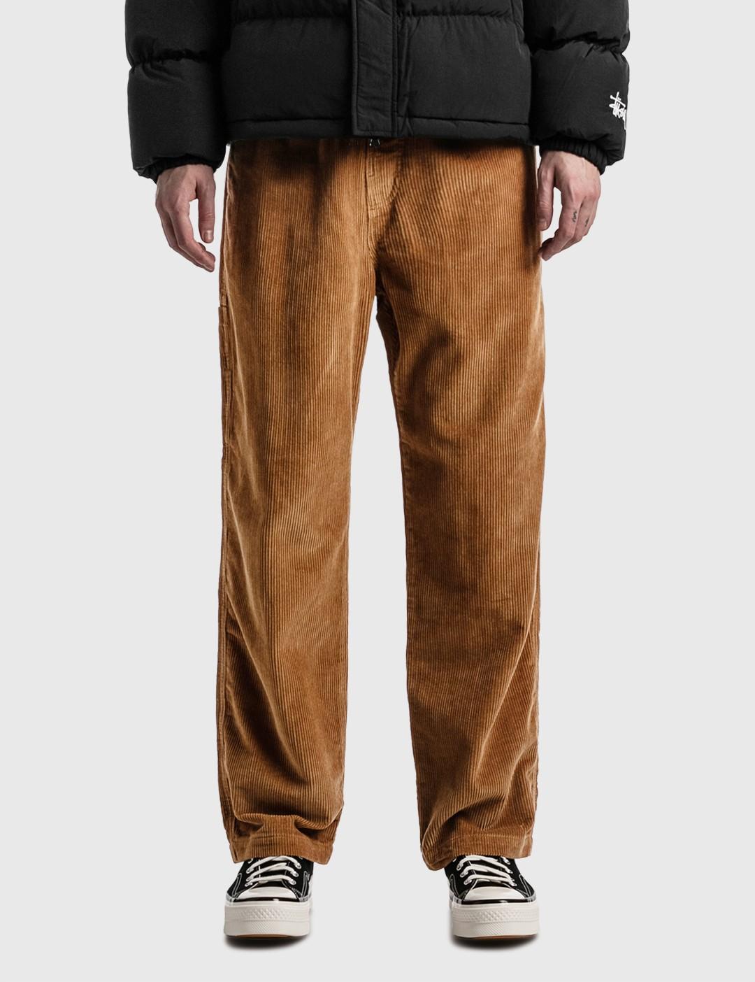 Stussy Wide Wale Cord Beach Pants in Brown for Men | Lyst