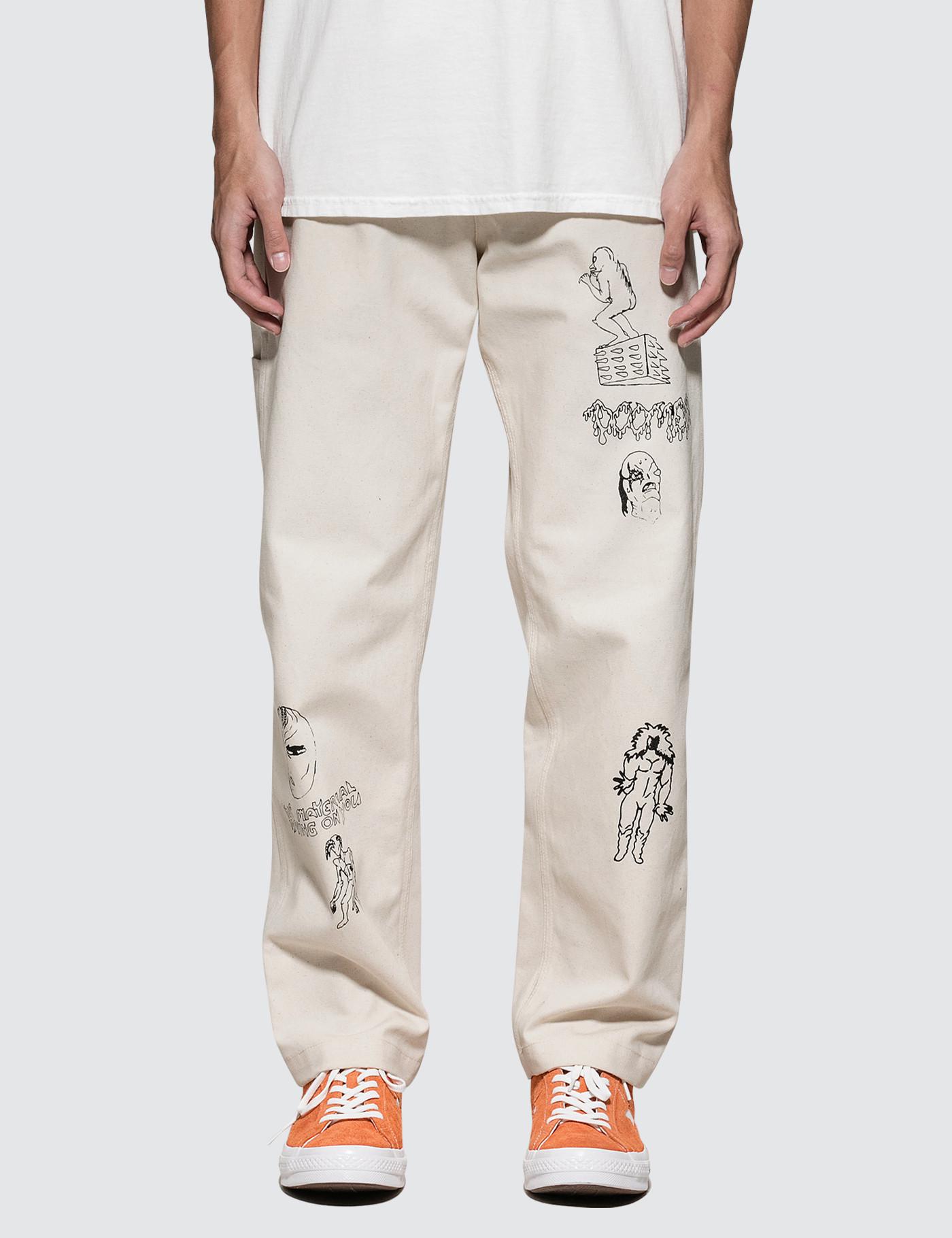 carhartt carpenter pants white
