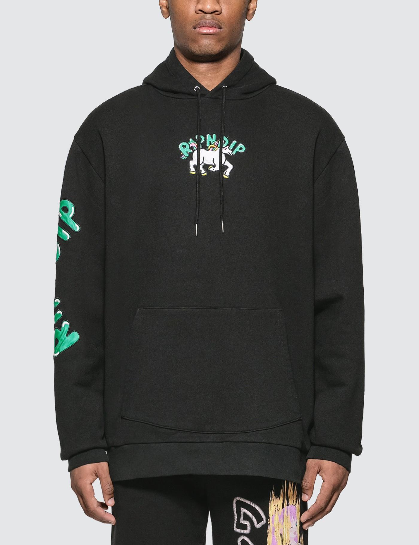 RIPNDIP Cotton Nermland Hoodie in Black for Men - Lyst