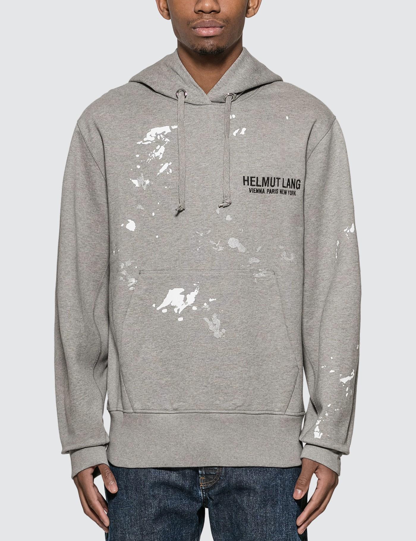 grey helmut lang hoodie