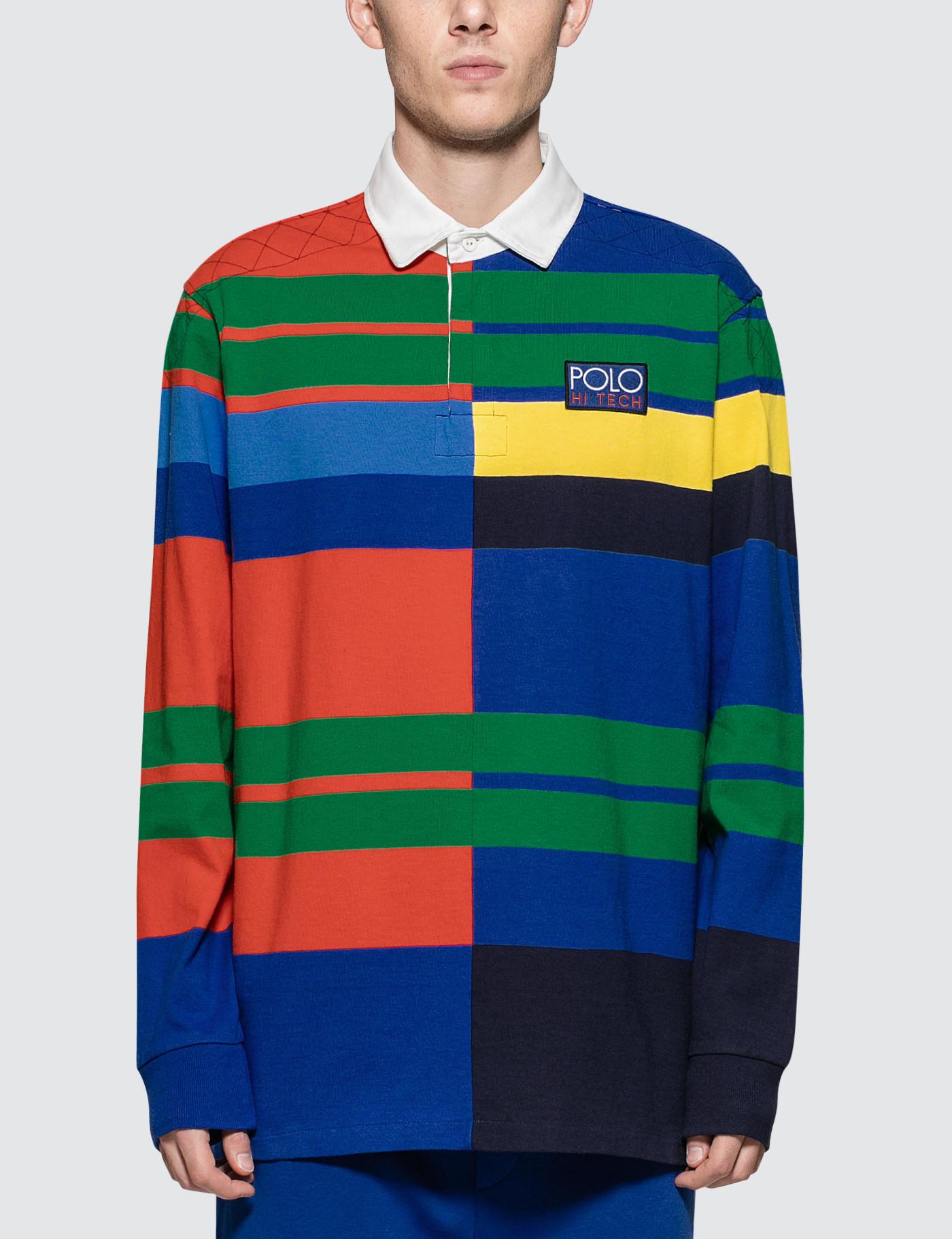 Polo Ralph Lauren Long Sleeved Rugby Polo Shirt for Men | Lyst