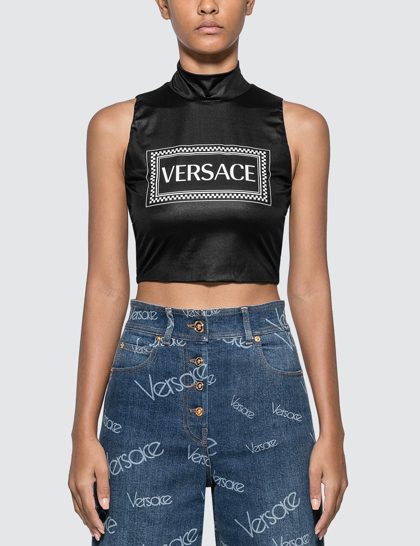 versace crop tshirt