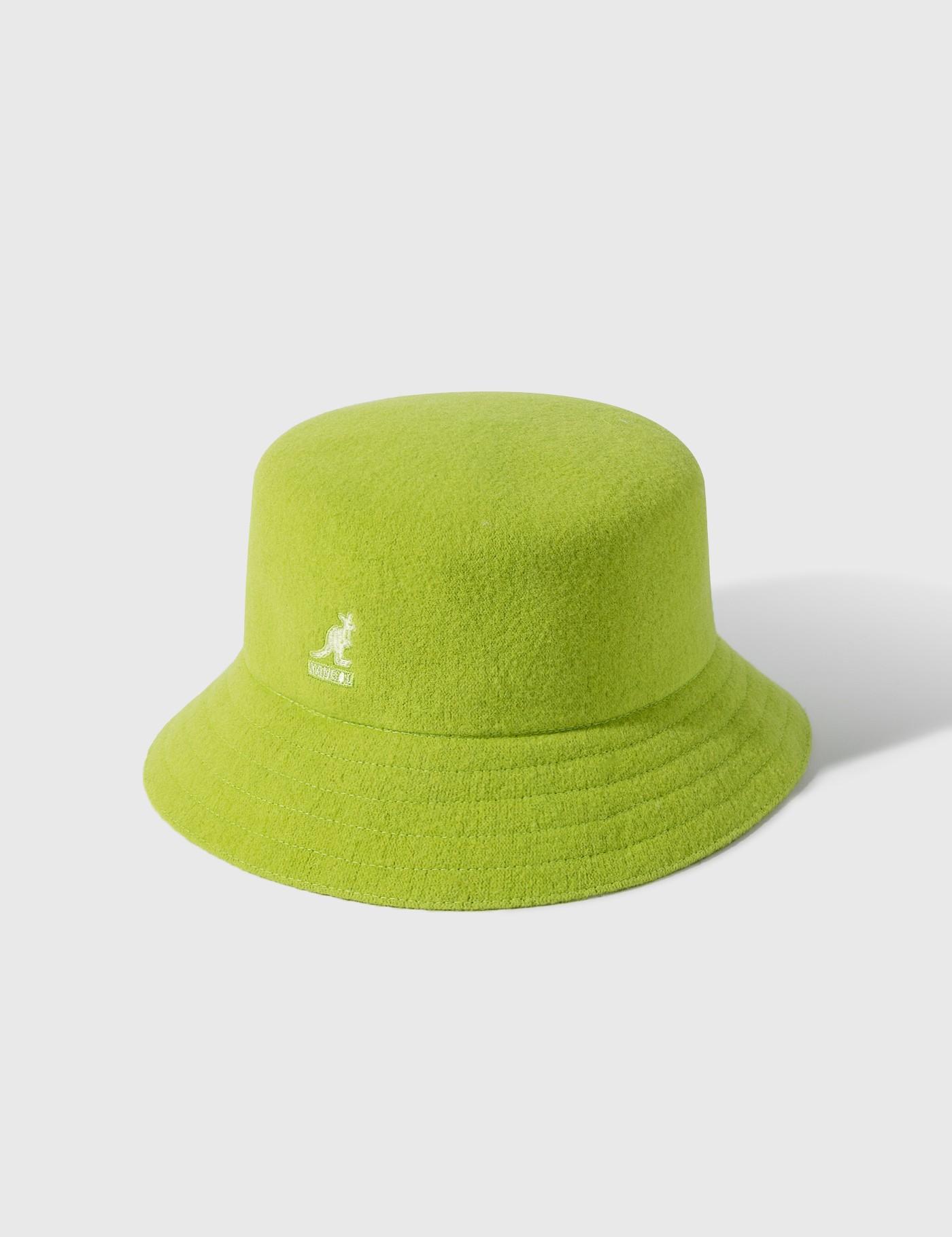 Kangol Wool Lahinch Bucket Hat in Green 
