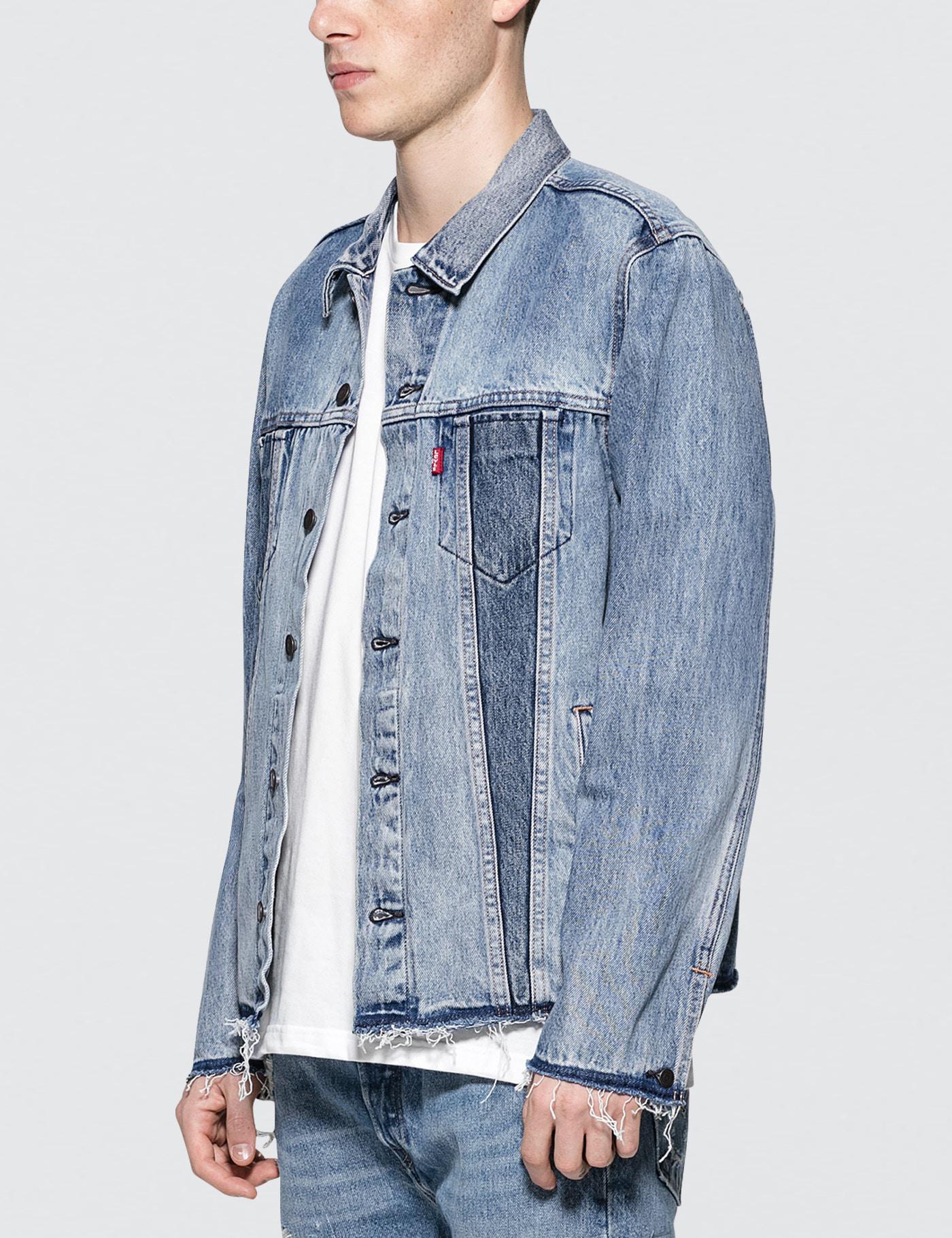 levi's altered trucker jacket mens