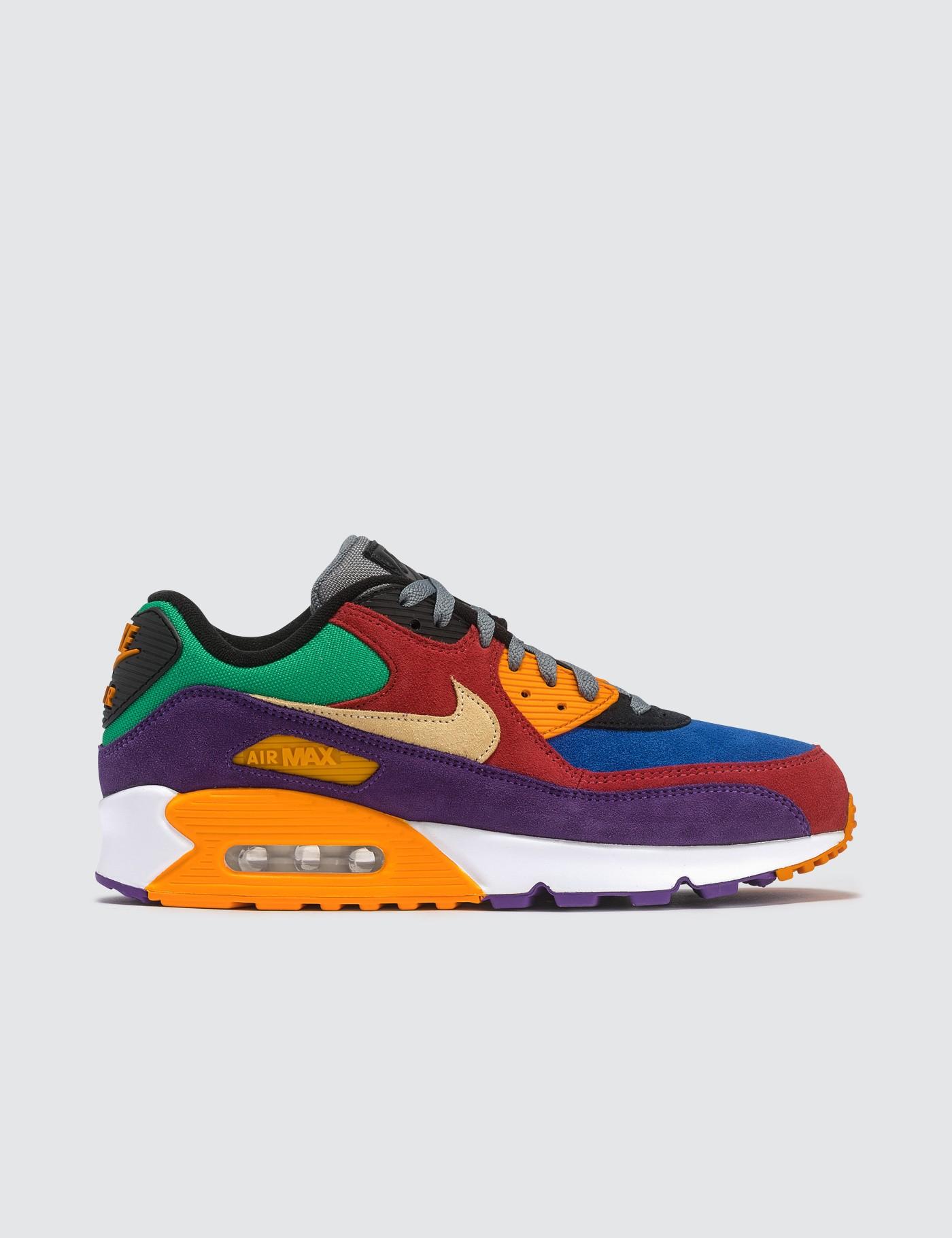 air max 90 purple and orange