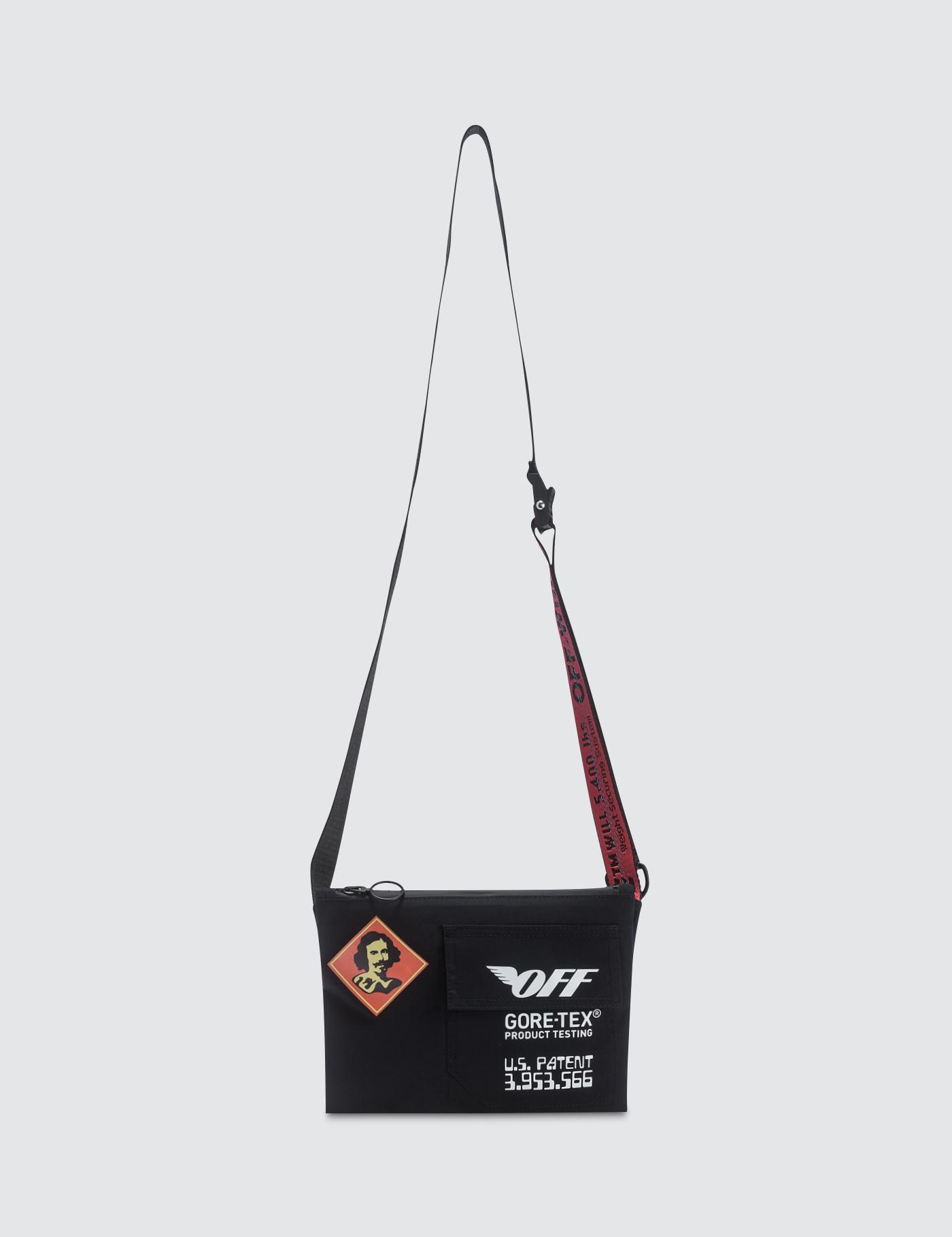 off white side bag