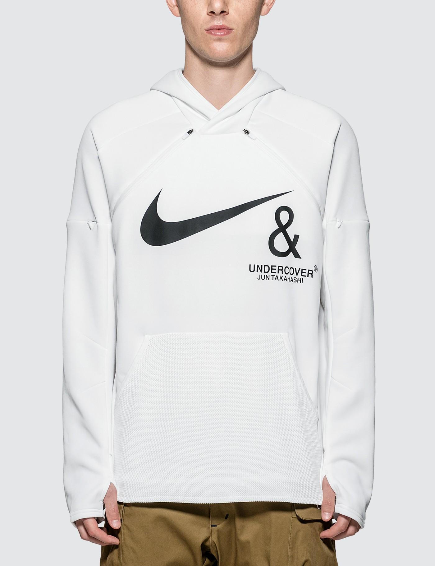 Nike Synthetic X Undercover As M Nrg Tc Hoodie in White for Men - Lyst