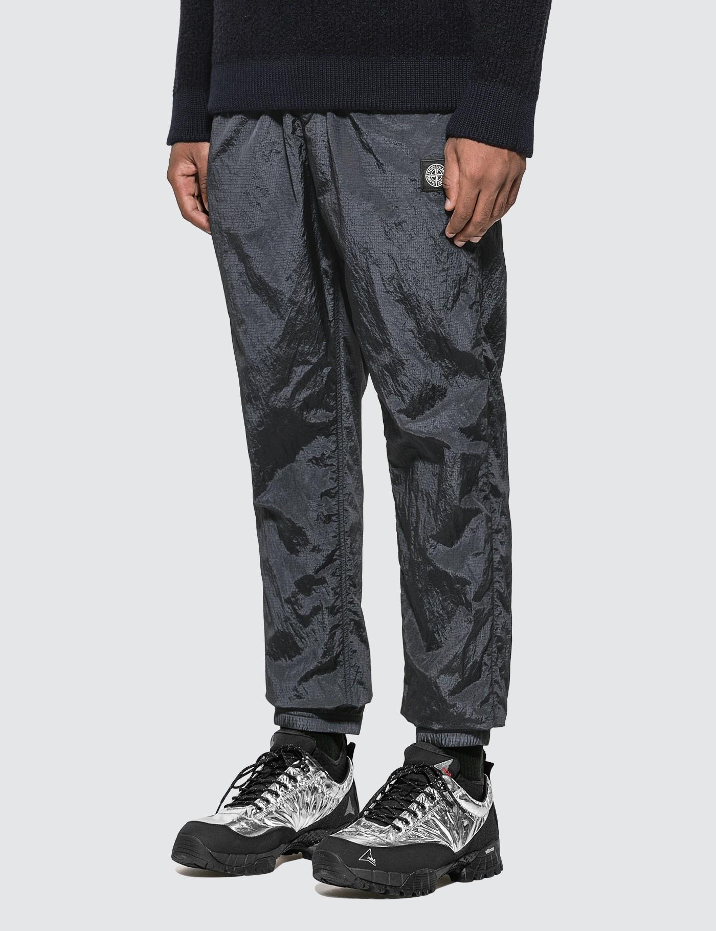 Stone Island Synthetic Patch Nylon Pants in Blue for Men - Lyst