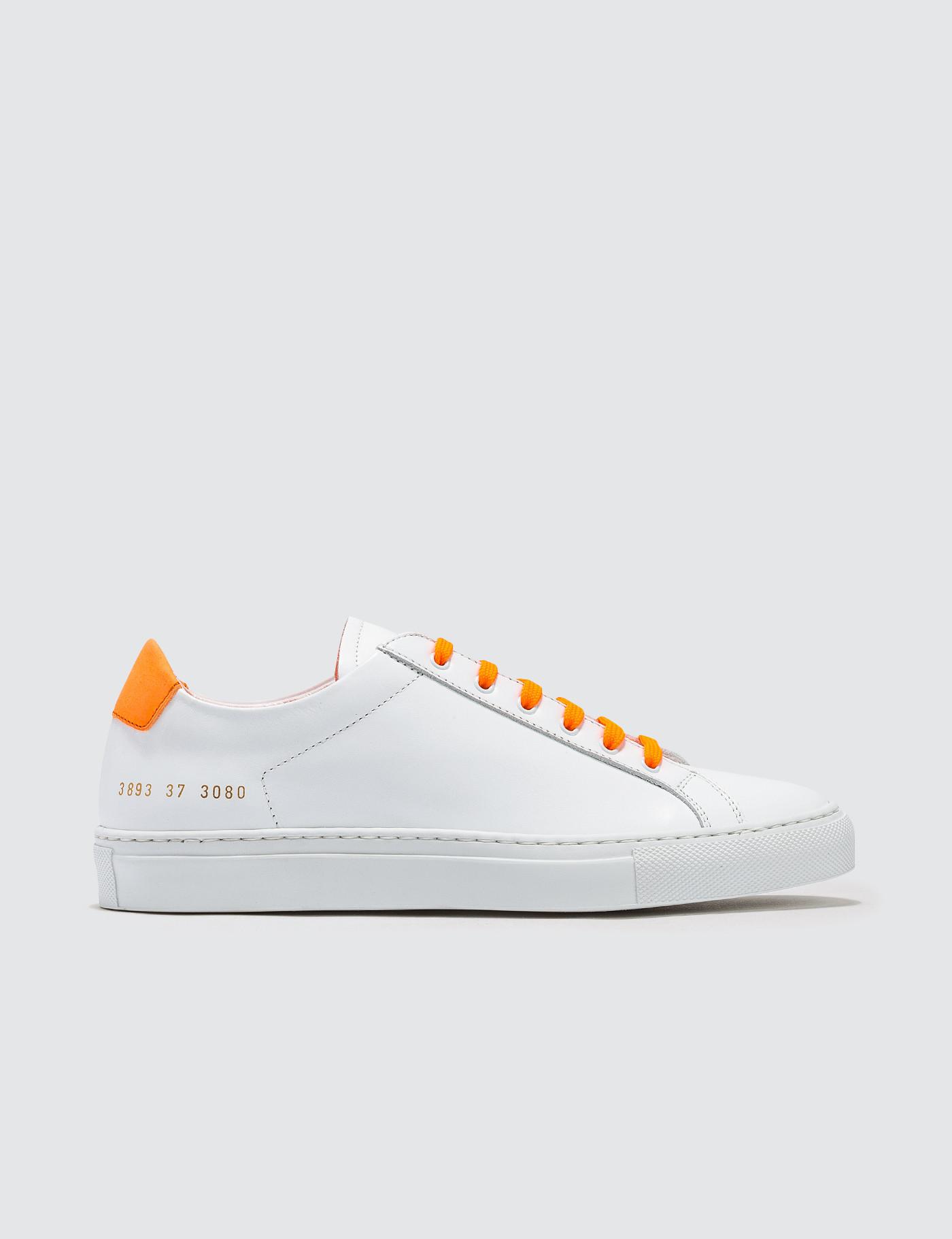 common projects retro low fluo