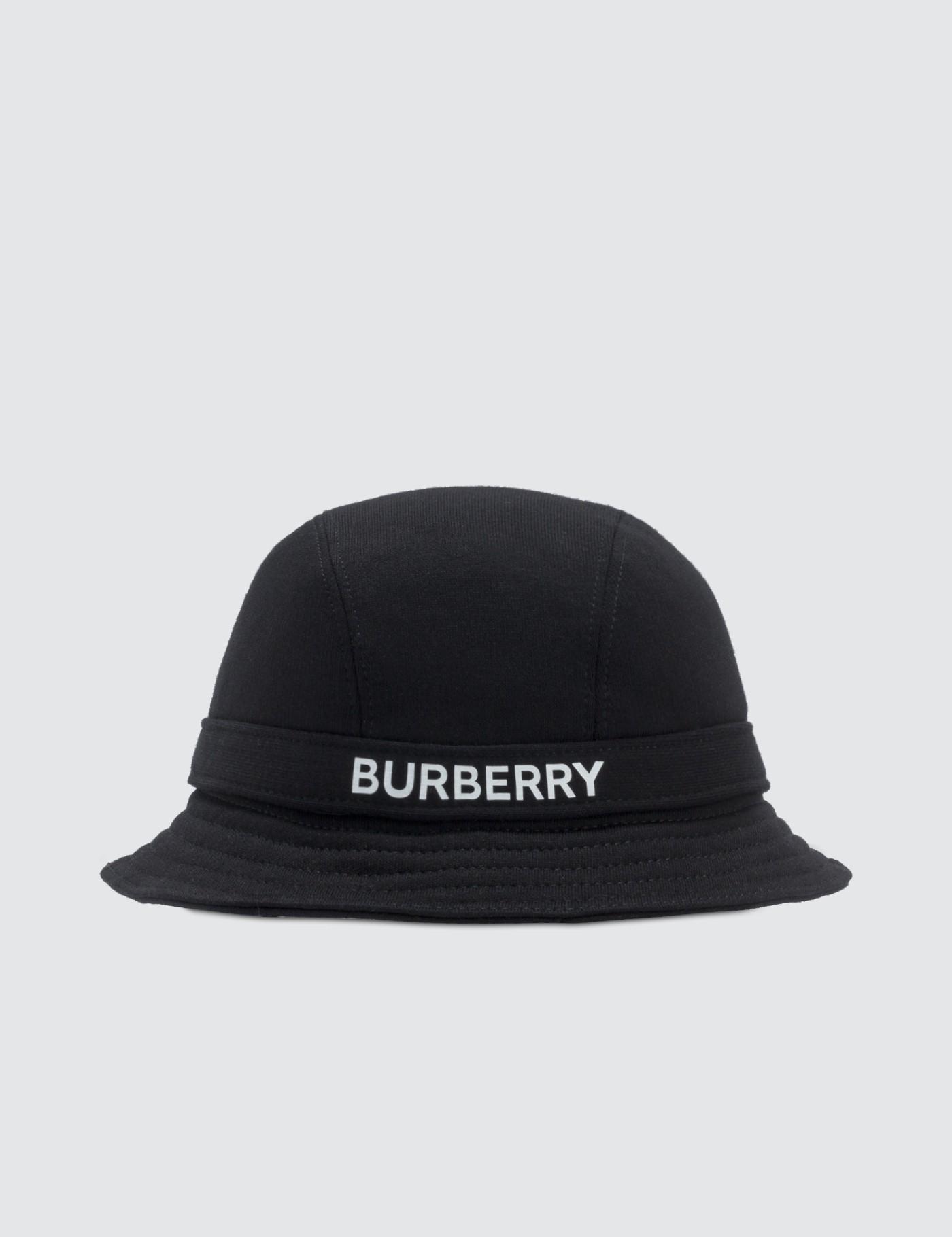 burberry logo bucket hat