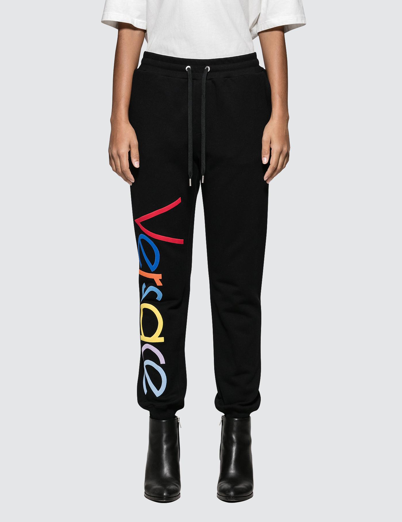 black versace sweatpants