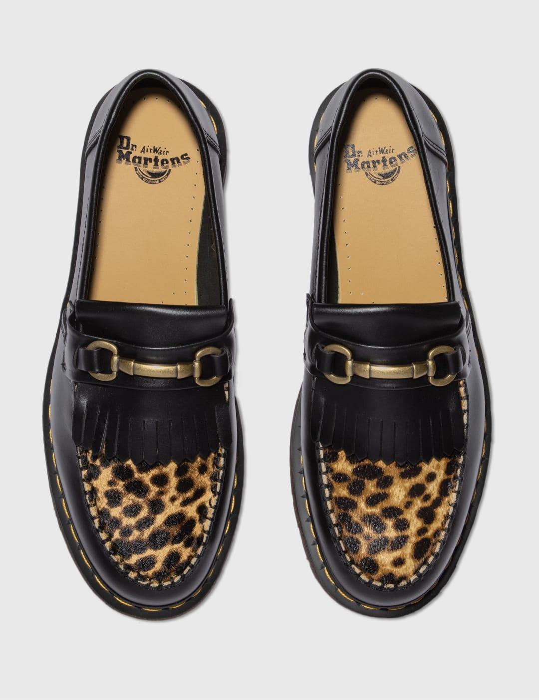 Dr. Martens Adrian Snaffle Hair On Loafers in Black for Men | Lyst