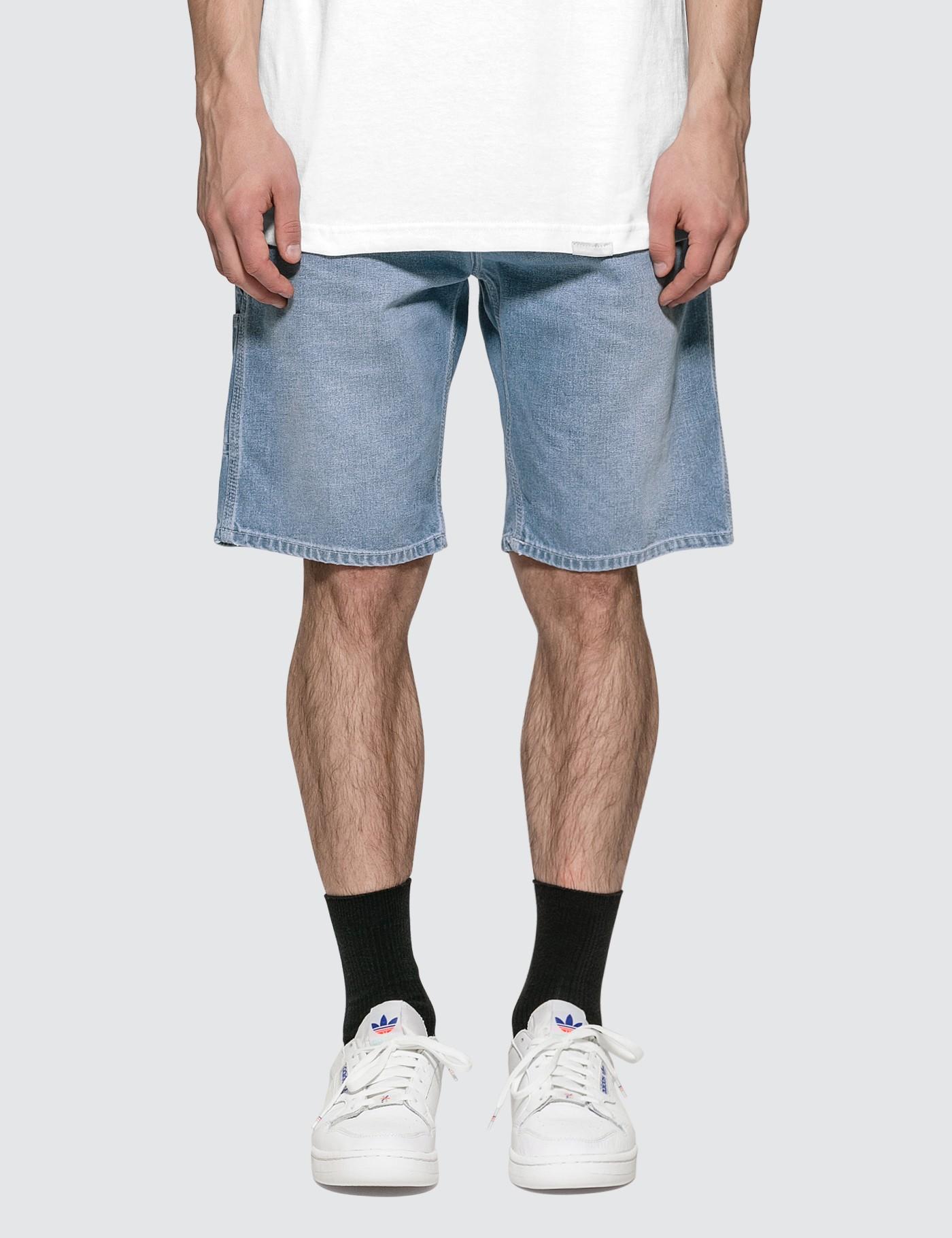 Carhartt WIP Ruck Single Knee Denim Shorts in Blue for Men - Lyst