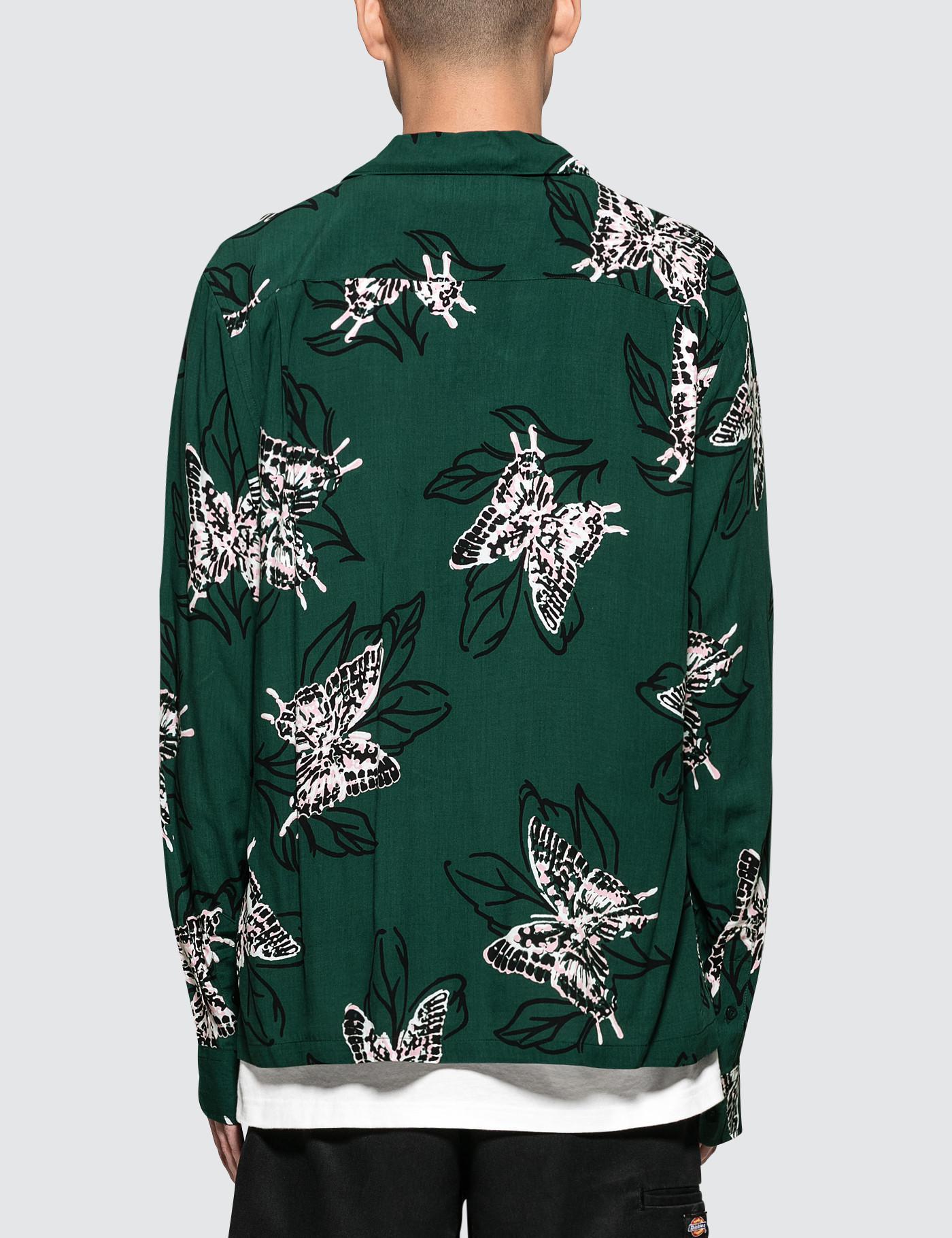 Stussy Butterfly Long Sleeve Shirt in 