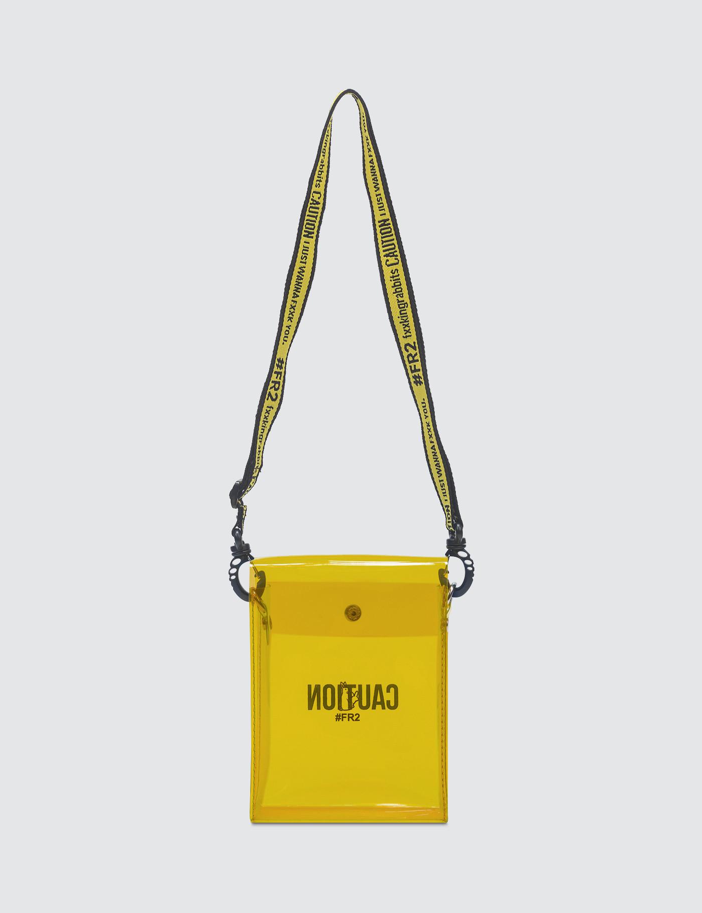 yellow clear bag