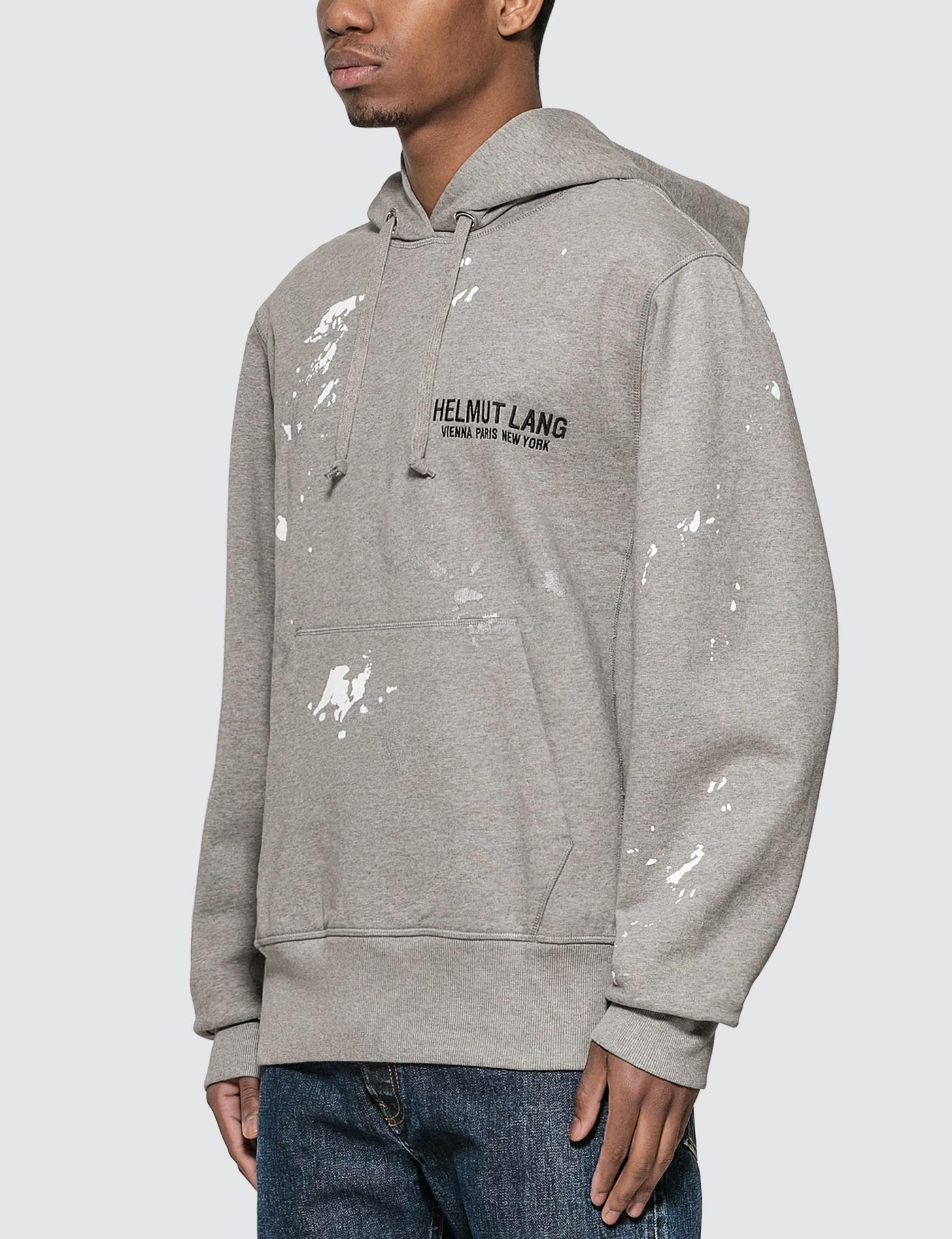 grey helmut lang hoodie