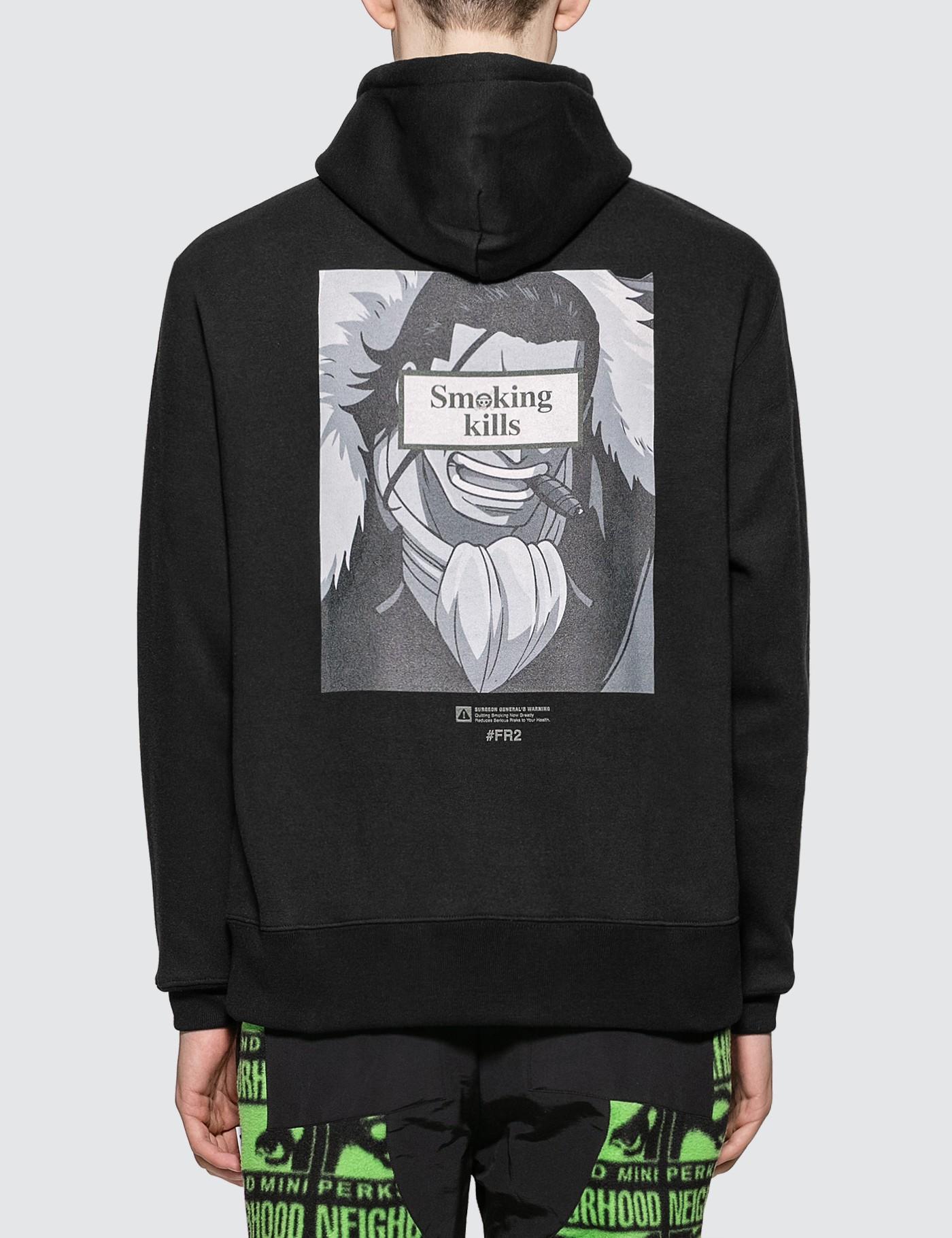 Fr2 Fleece X One Piece Crocodile Smokers Hoodie In Black For Men Lyst Fr2 Fleece X One Piece Crocodile Smokers Hoodie In Black For Men Lyst