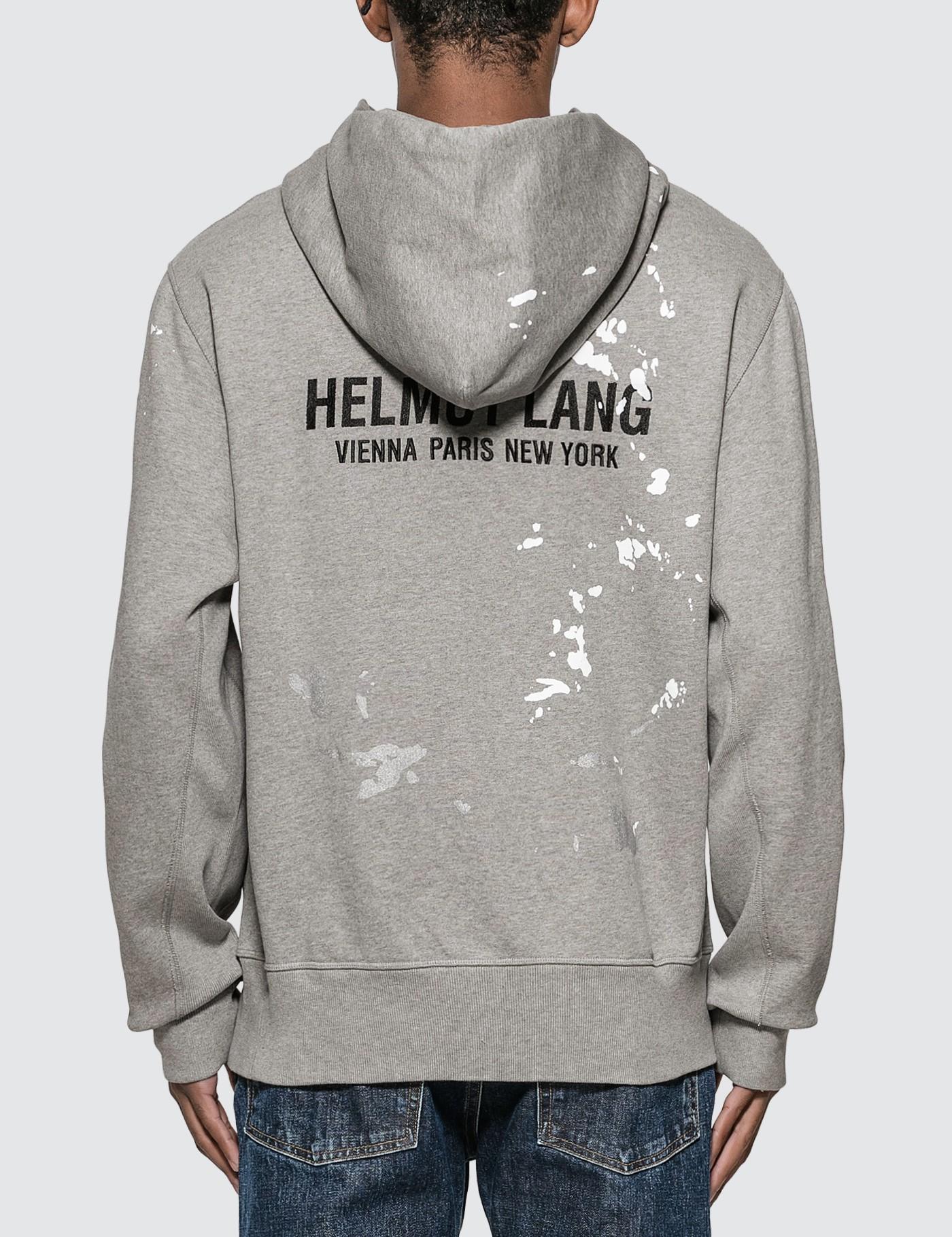 grey helmut lang hoodie