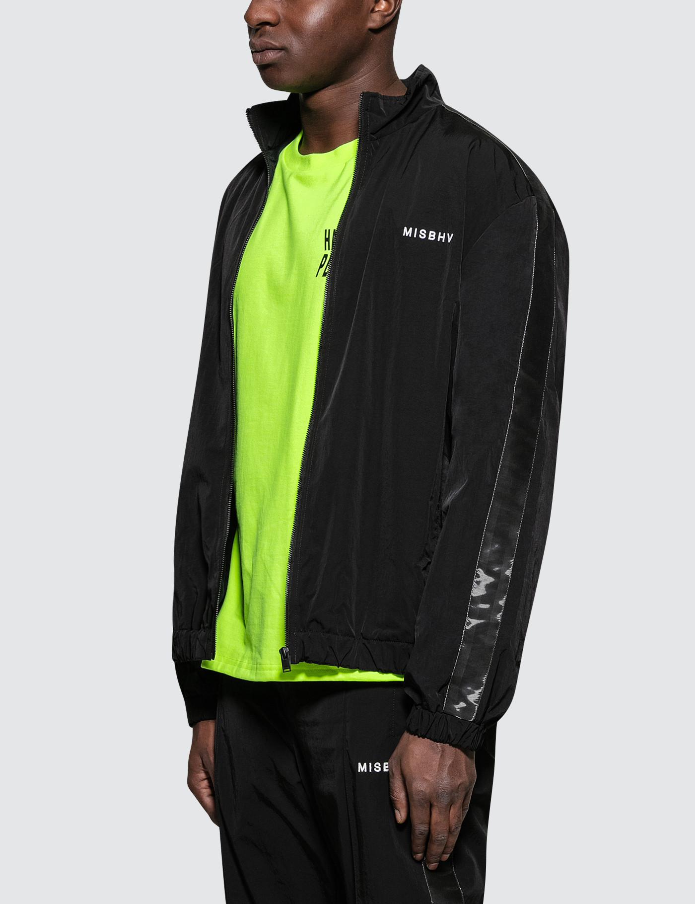 black tracksuit jacket