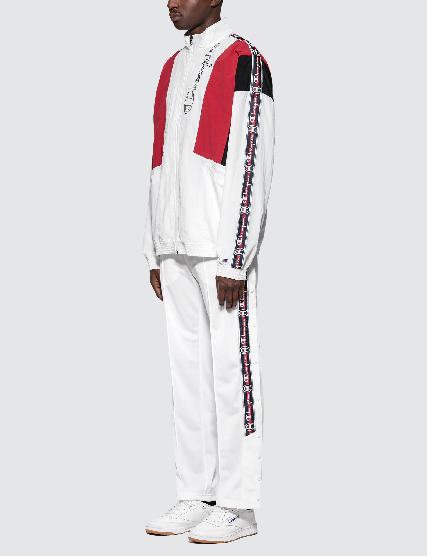 synthetic track pants