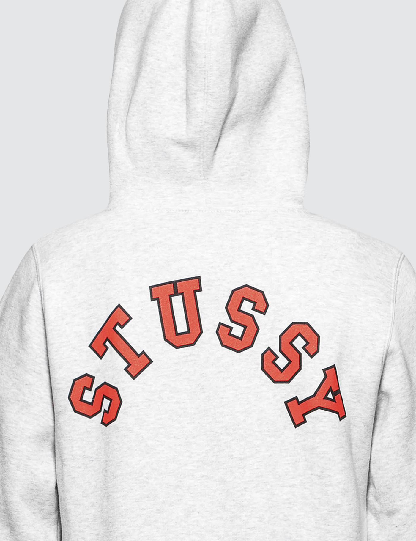 stussy collegiate hoodie