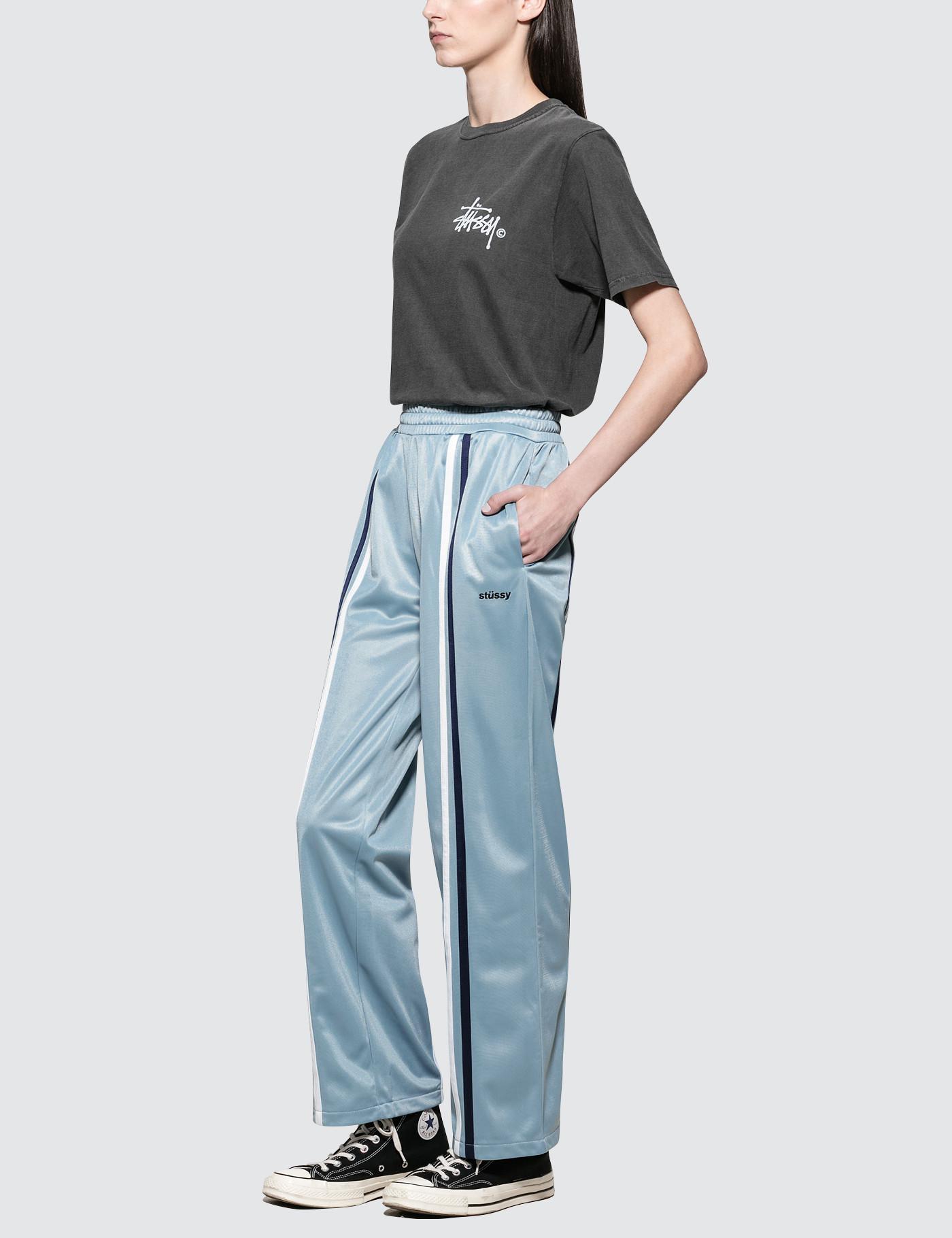 Stussy Synthetic Wide Leg Track Pants 