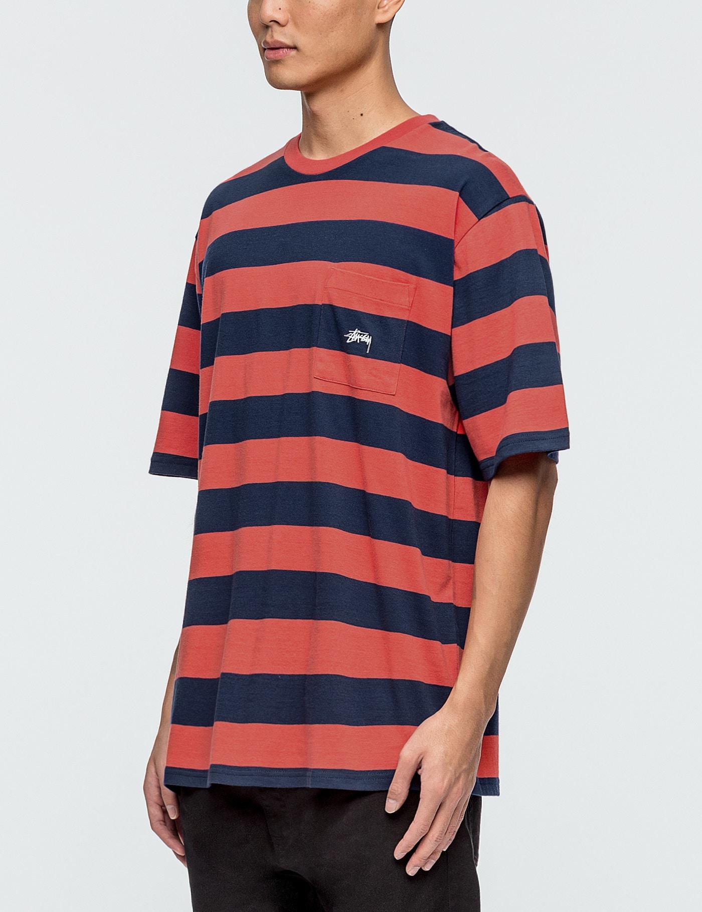 stussy striped tee
