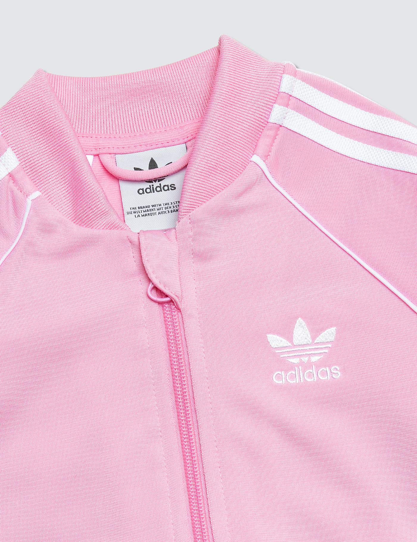 adidas Originals Synthetic Superstar Track Suit in Pink for Men - Lyst
