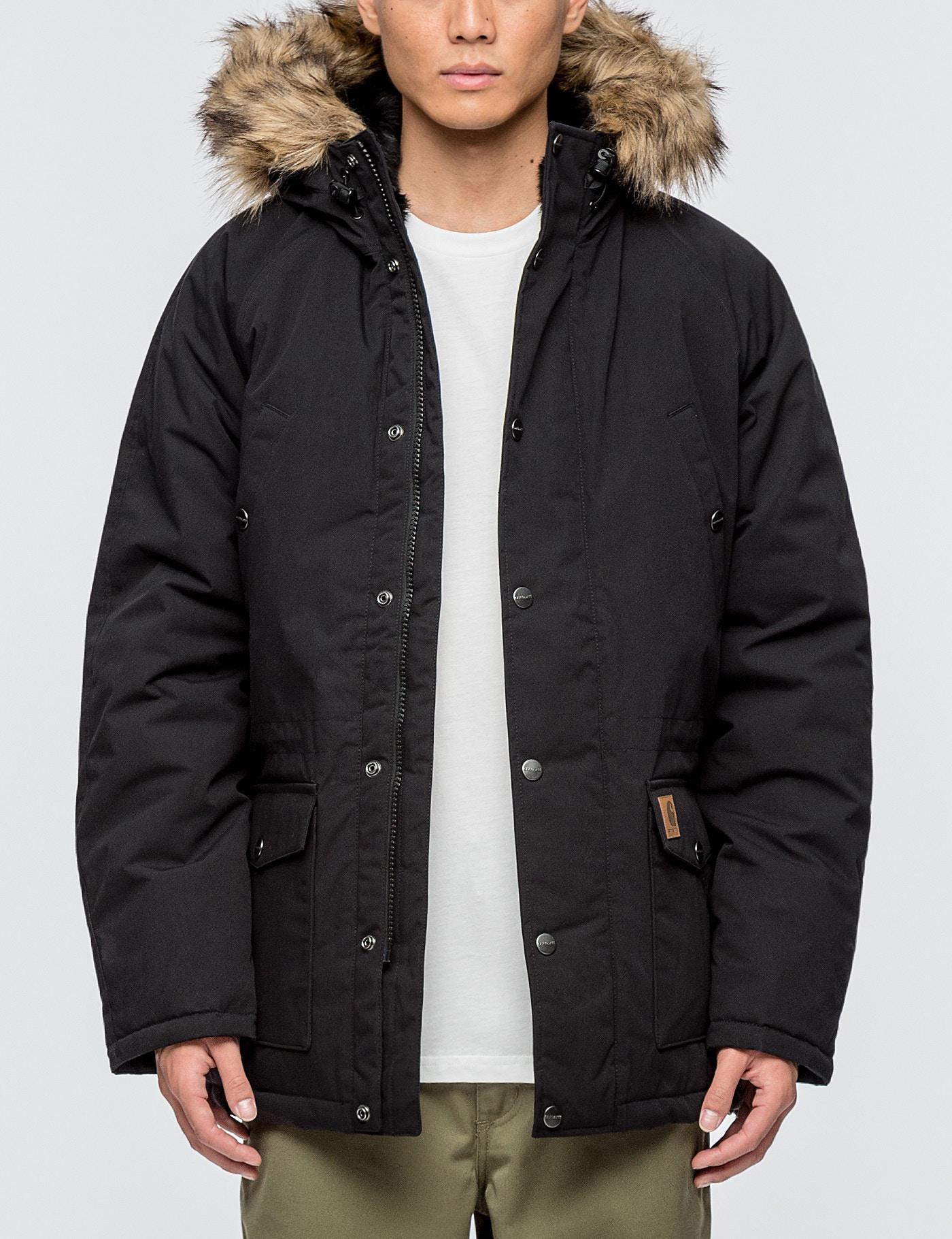 Carhartt WIP Synthetic Trapper Jacket in Black for Men - Lyst