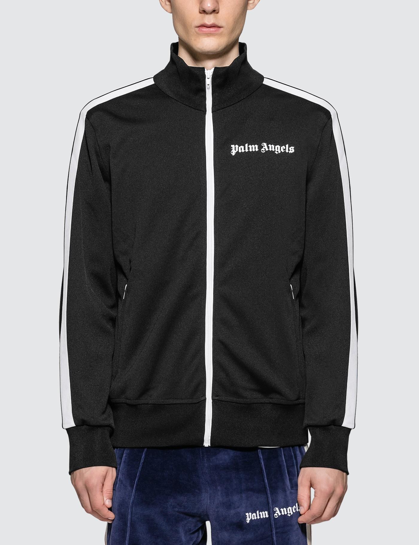 Palm Angels Synthetic Classic Track Jacket in Black for Men - Lyst