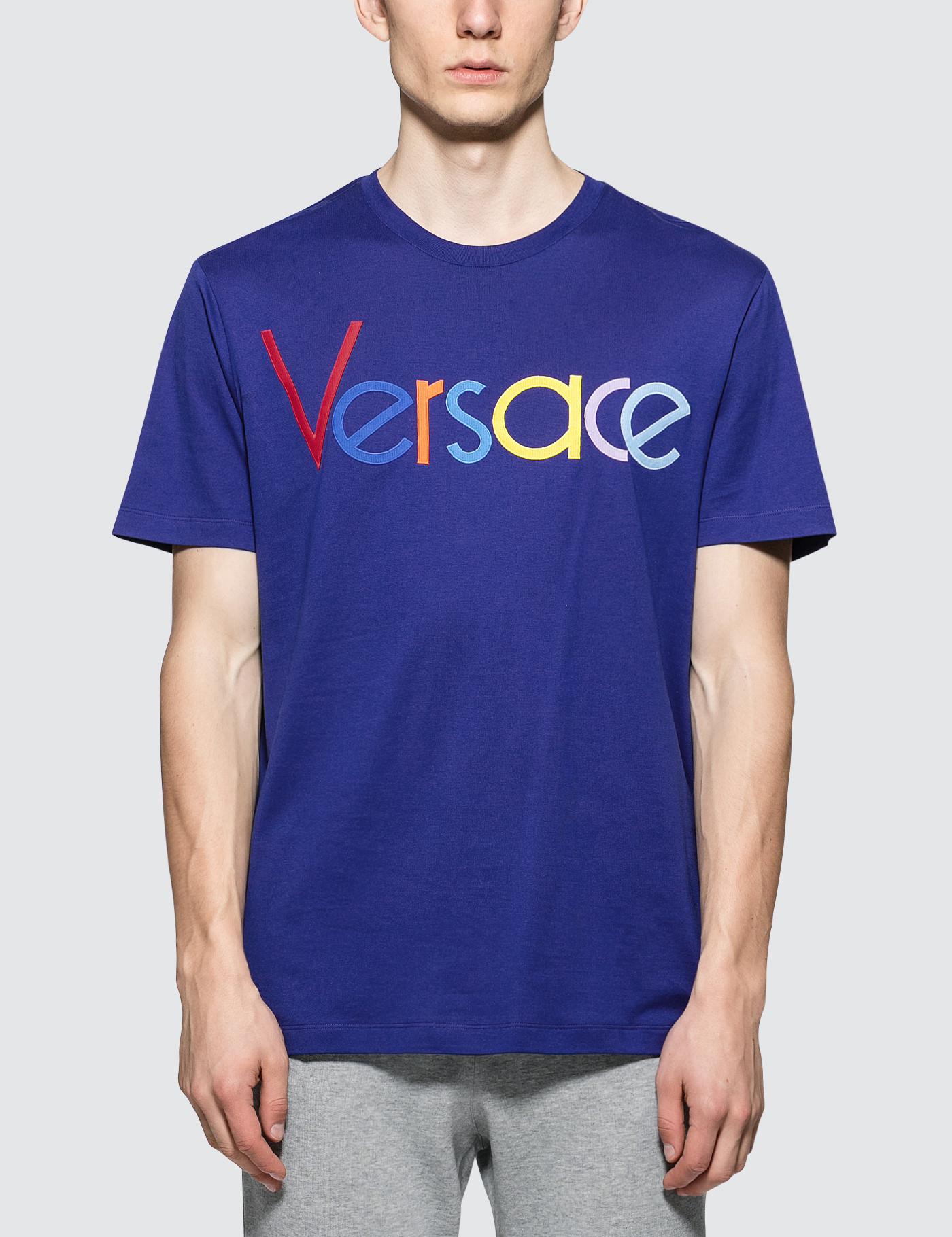 versace embroidered t shirt